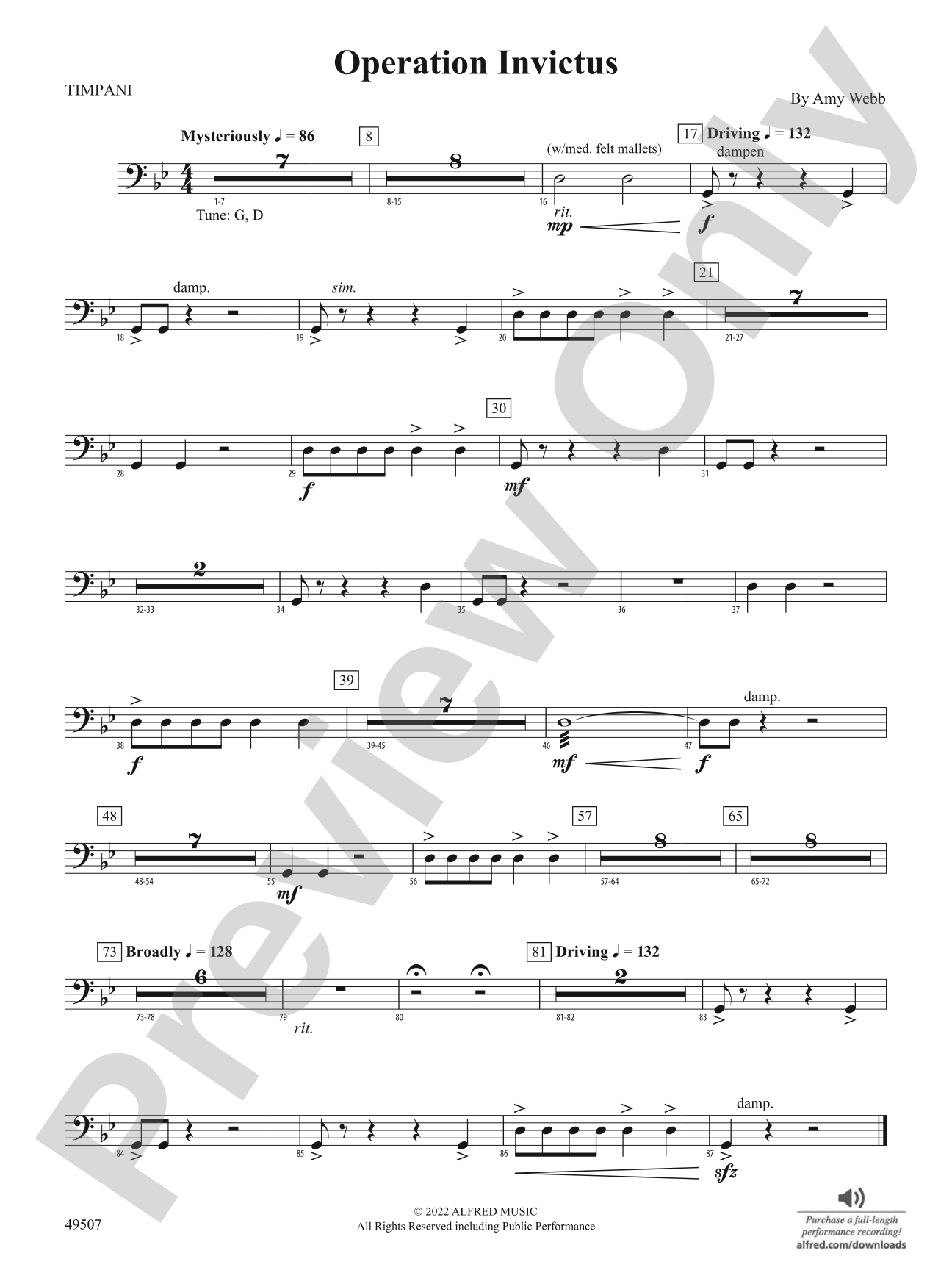 Operation Invictus: Timpani