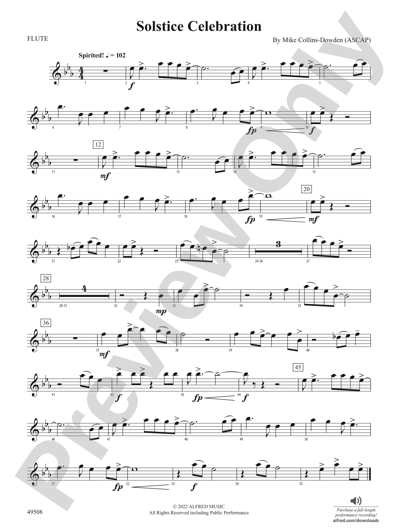 Solstice Celebration: Flute