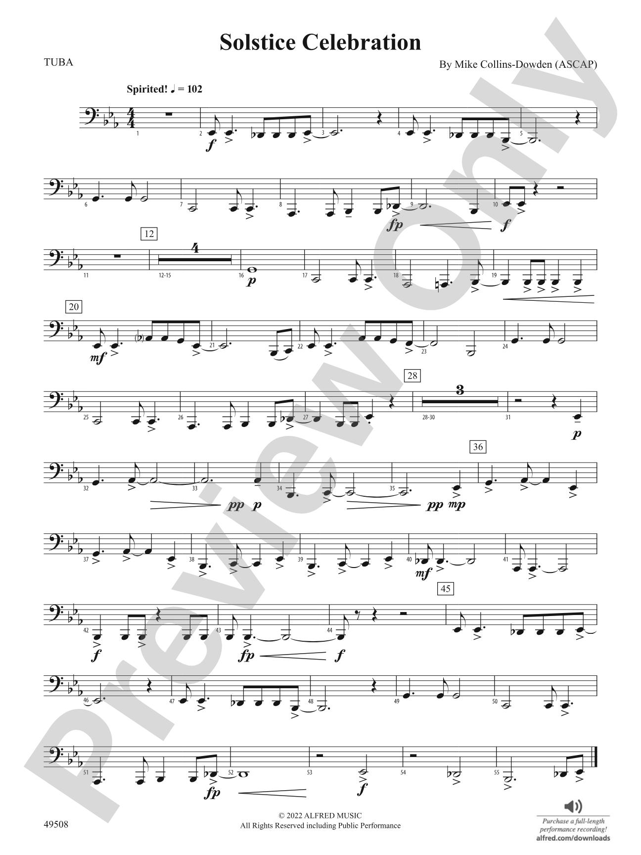 Solstice Celebration: Tuba