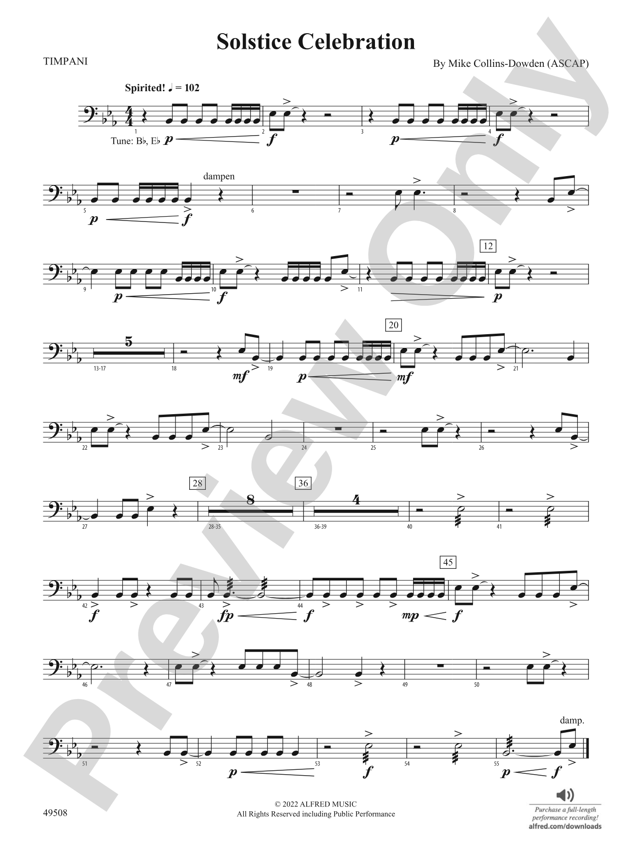 Solstice Celebration: Timpani