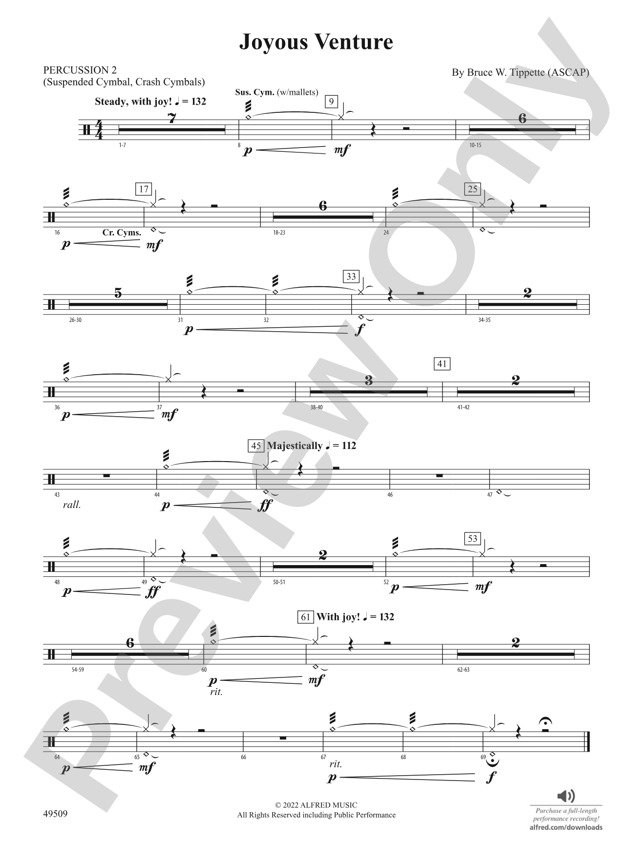 Joyous Venture: 2nd Percussion
