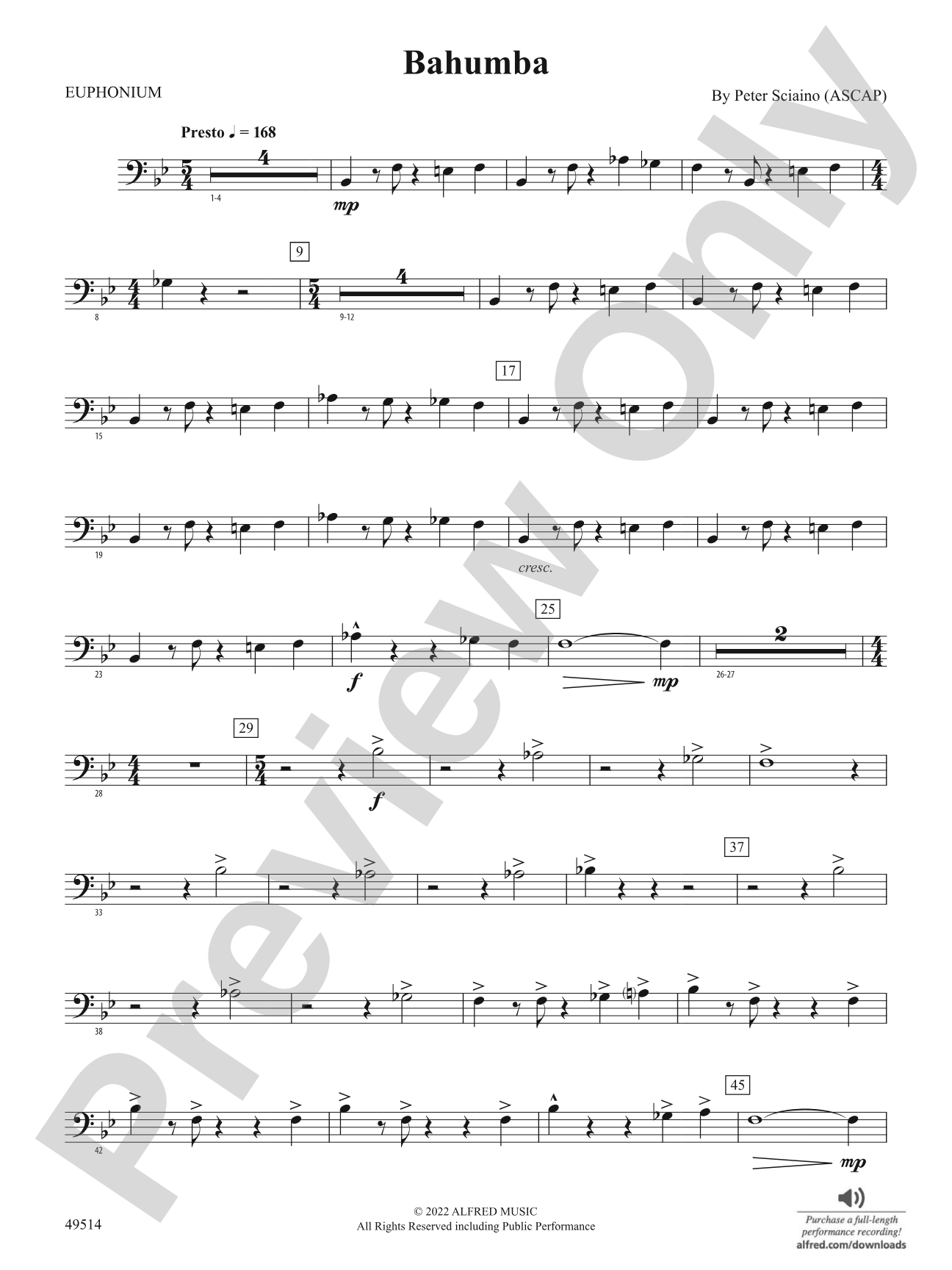 Bahumba: Baritone B.C.