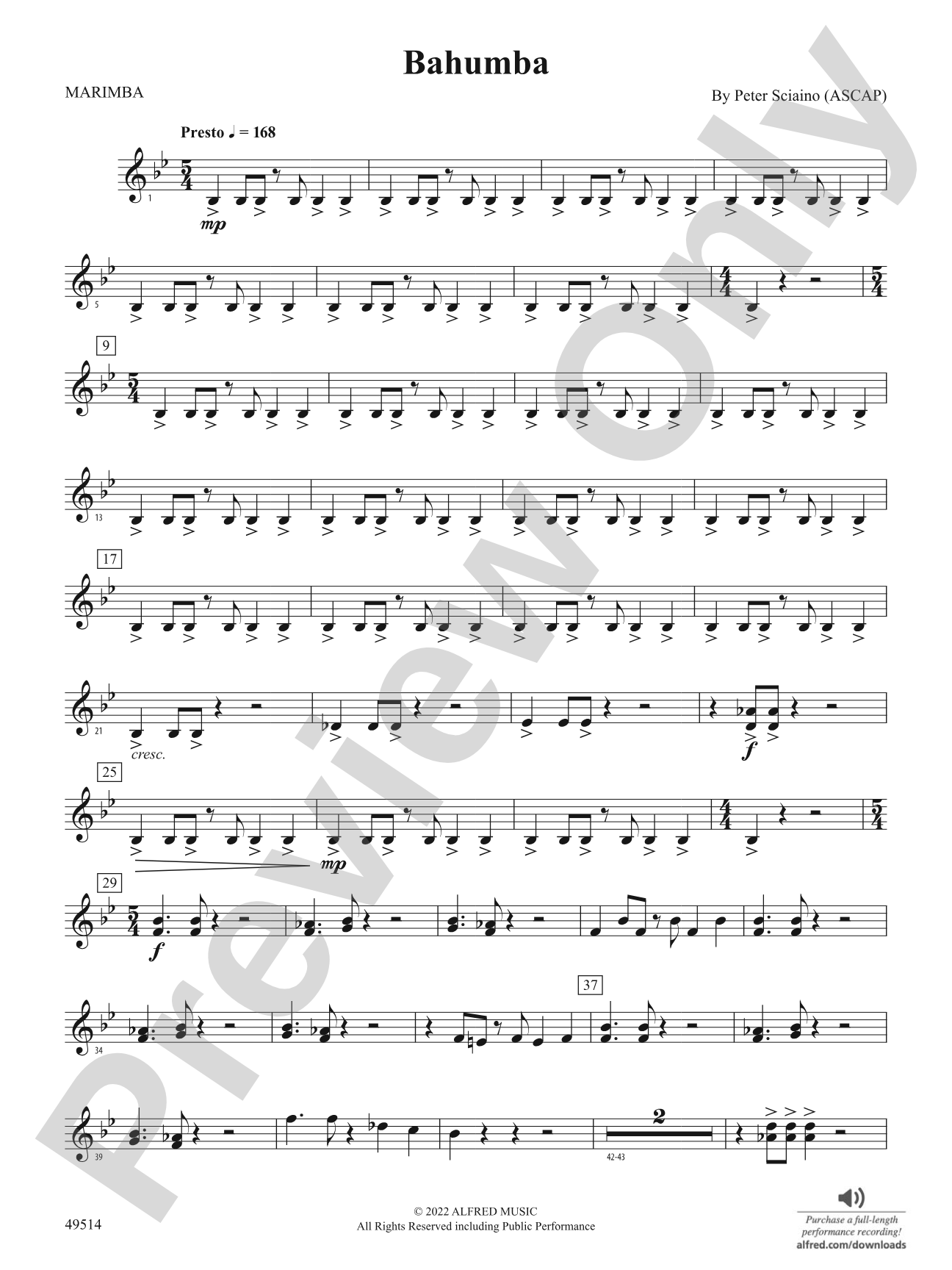 Bahumba: 2nd Mallet Percussion