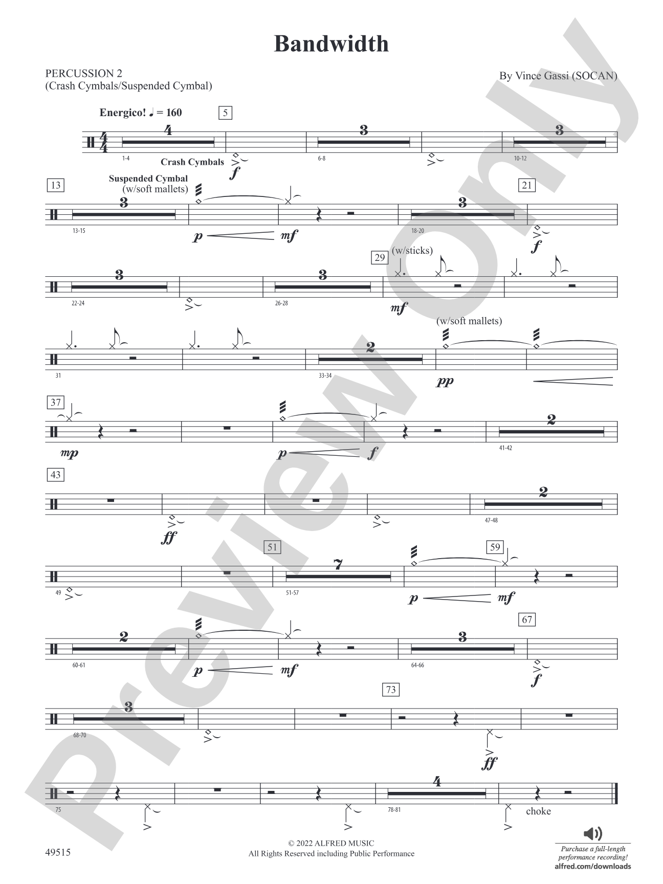 Bandwidth: 2nd Percussion