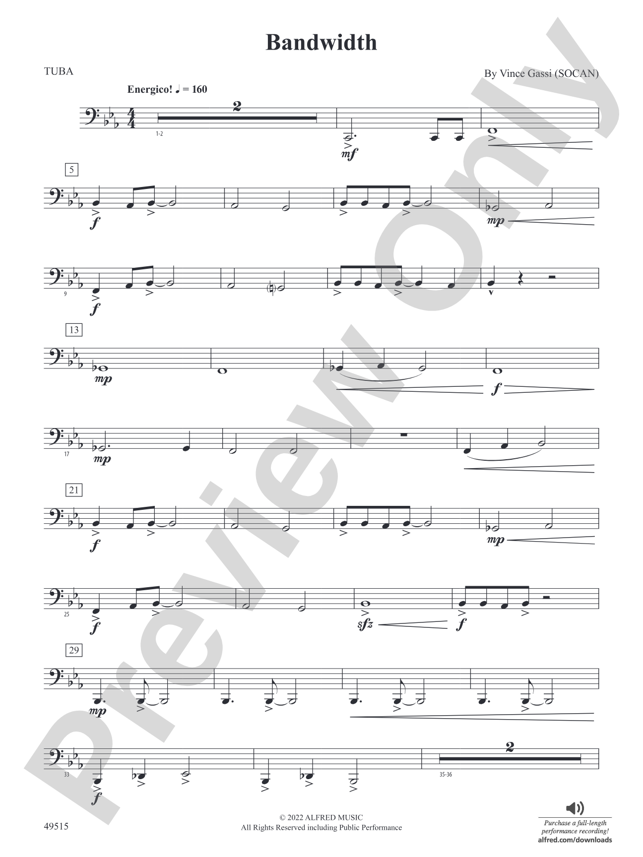 Bandwidth: Tuba