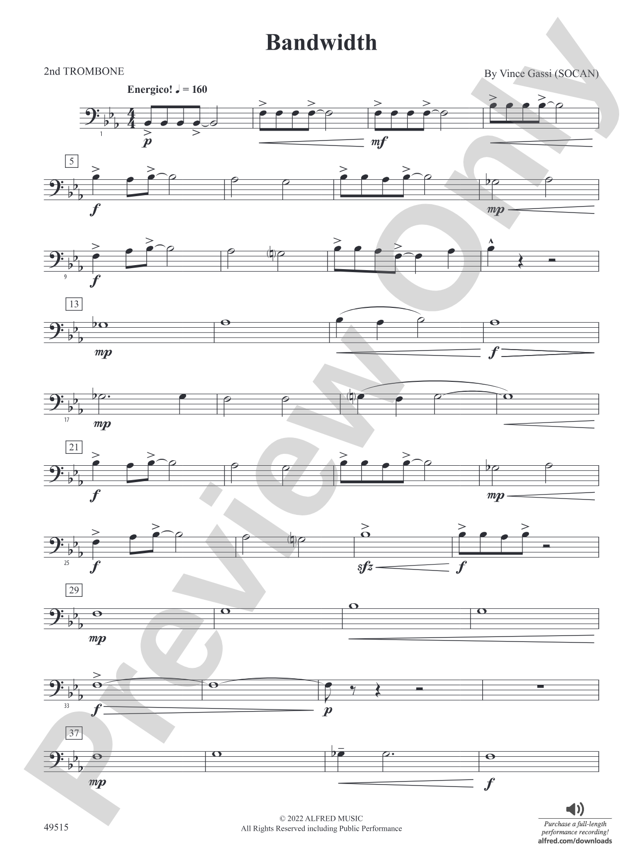 Bandwidth: 2nd Trombone