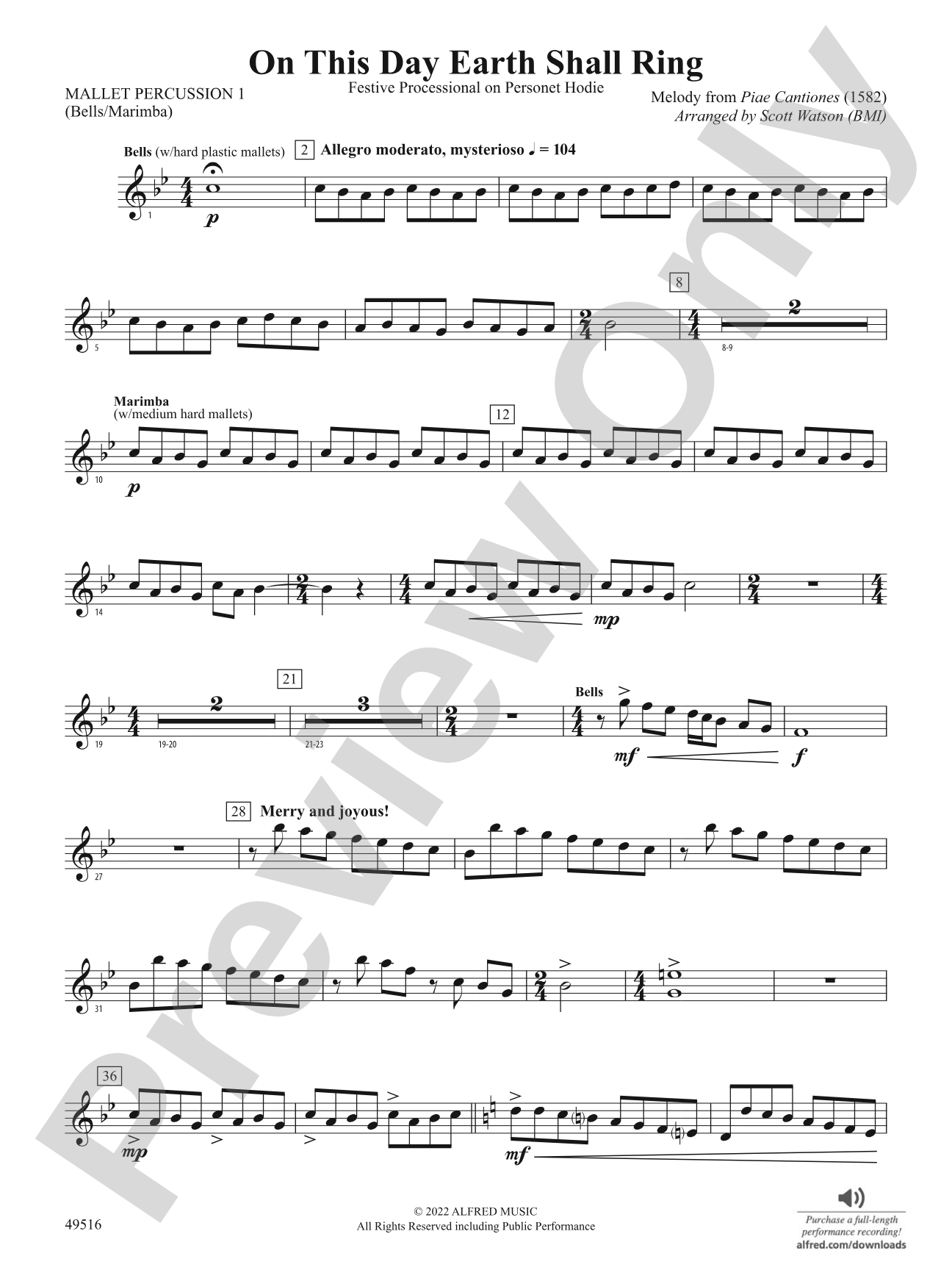 On This Day Earth Shall Ring: Mallets