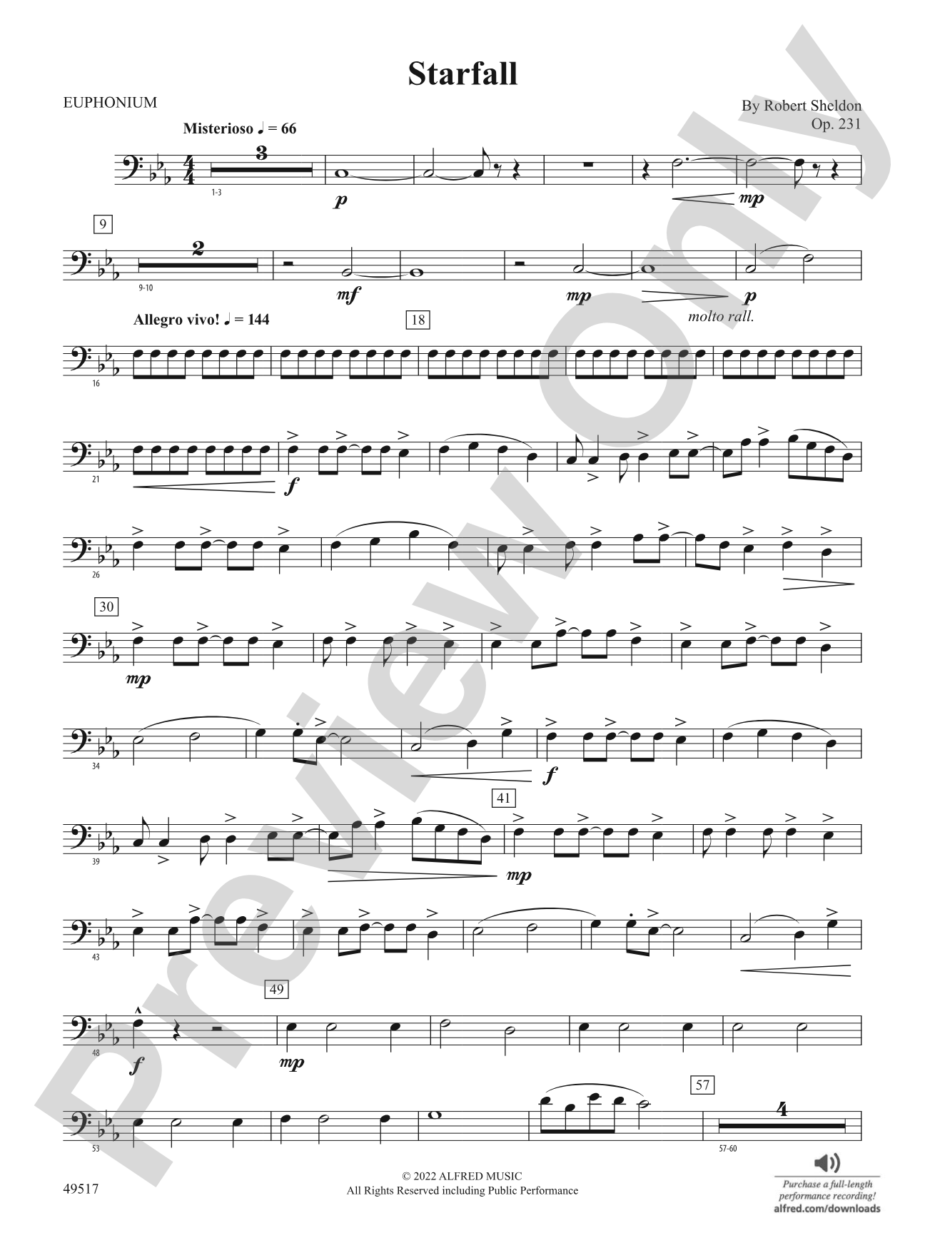 Starfall: Baritone B.C.