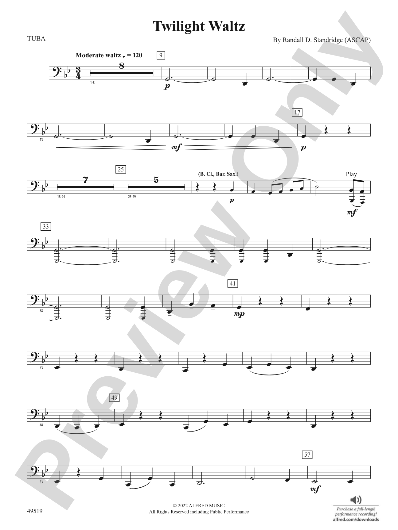 Twilight Waltz: Tuba