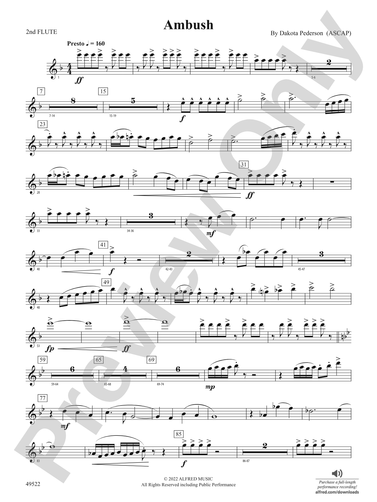 Ambush: 2nd Flute