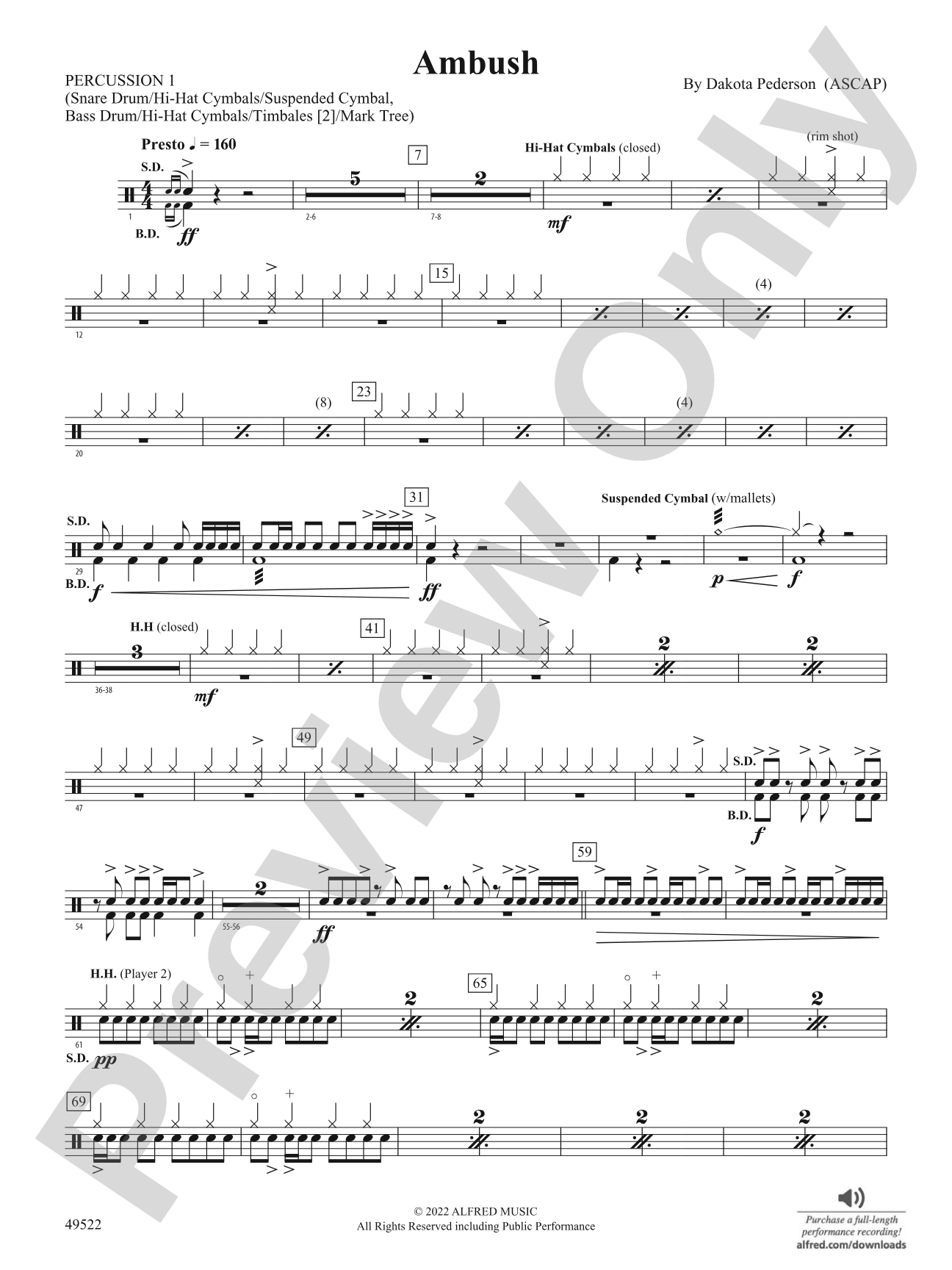 Ambush: 1st Percussion