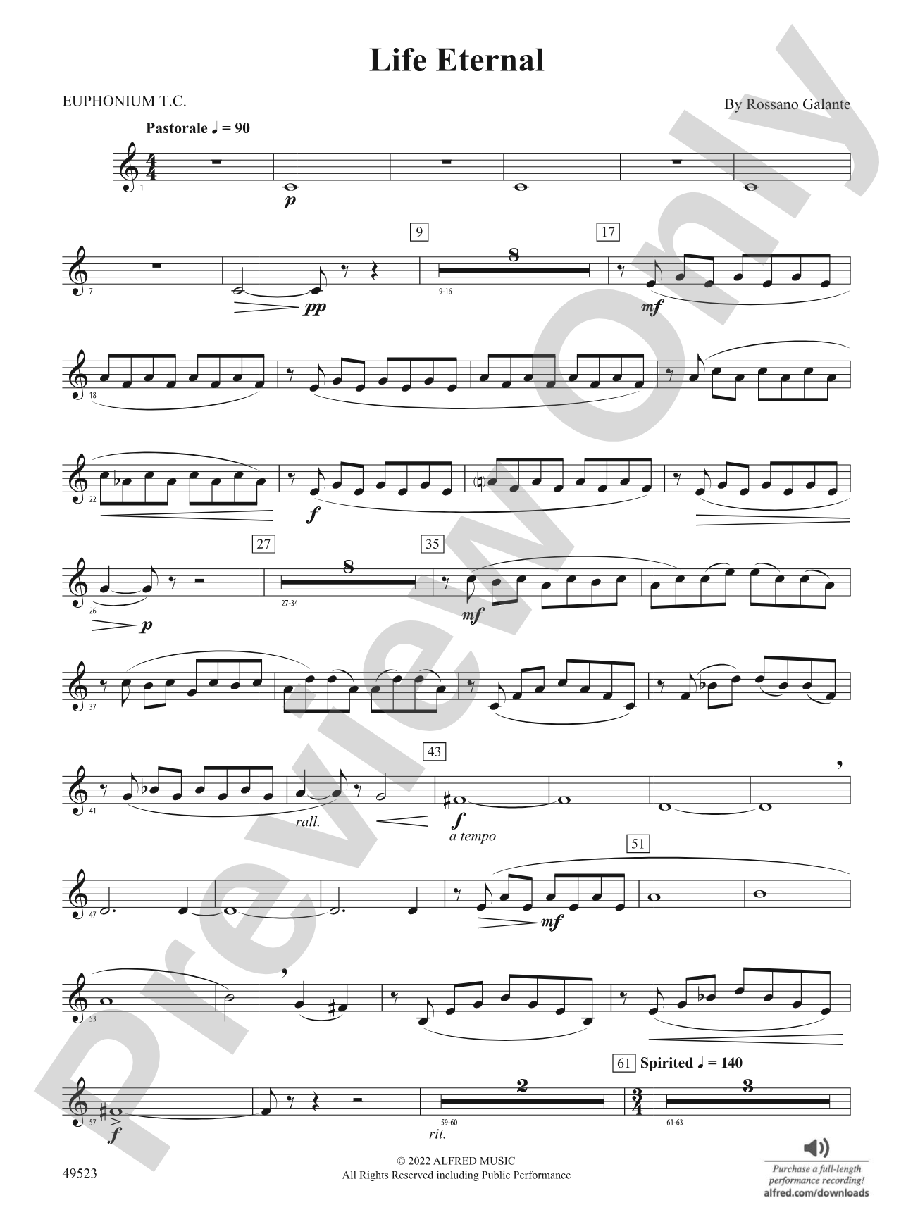 Life Eternal: Baritone T.C.