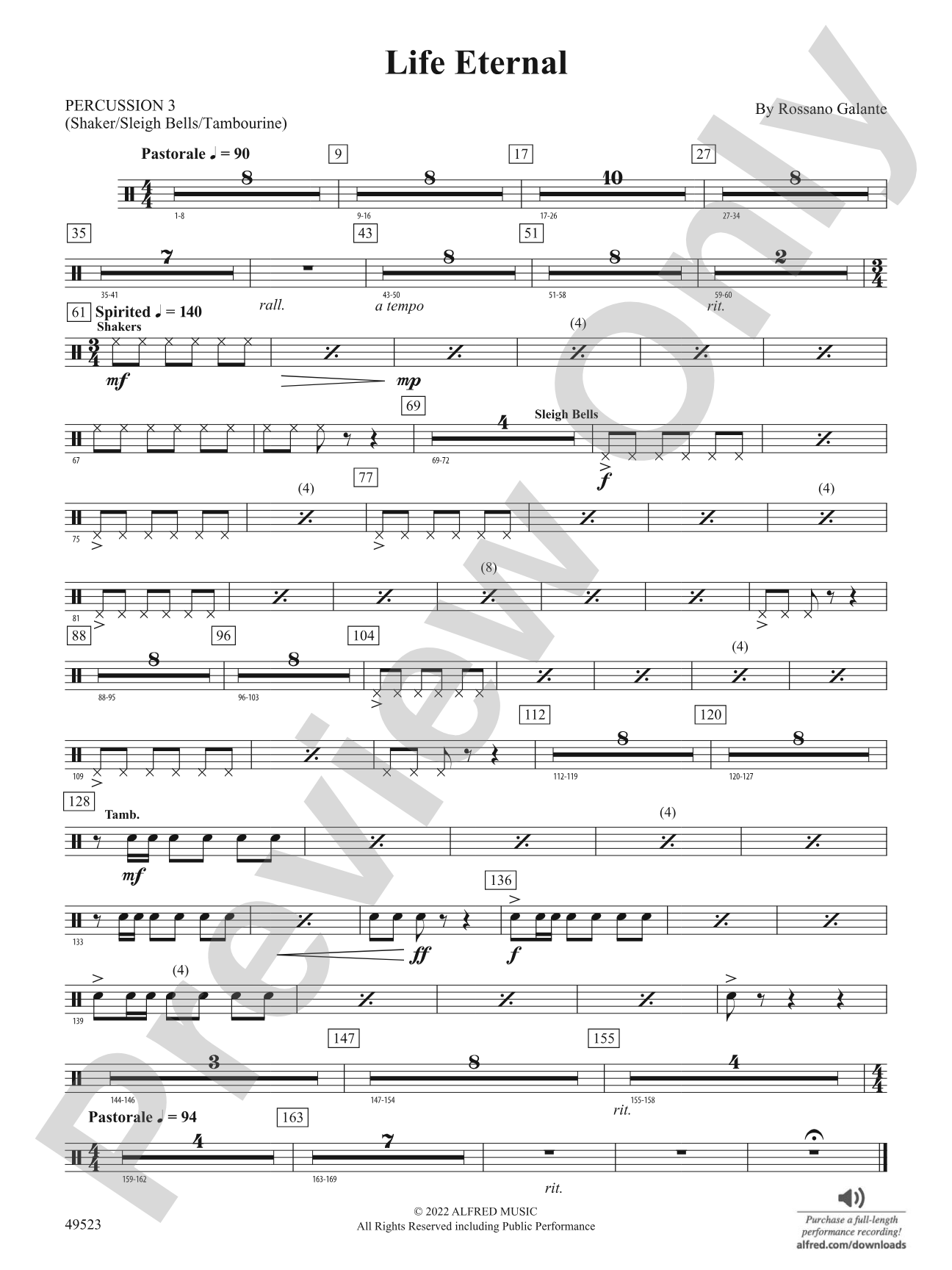 Life Eternal: 3rd Percussion