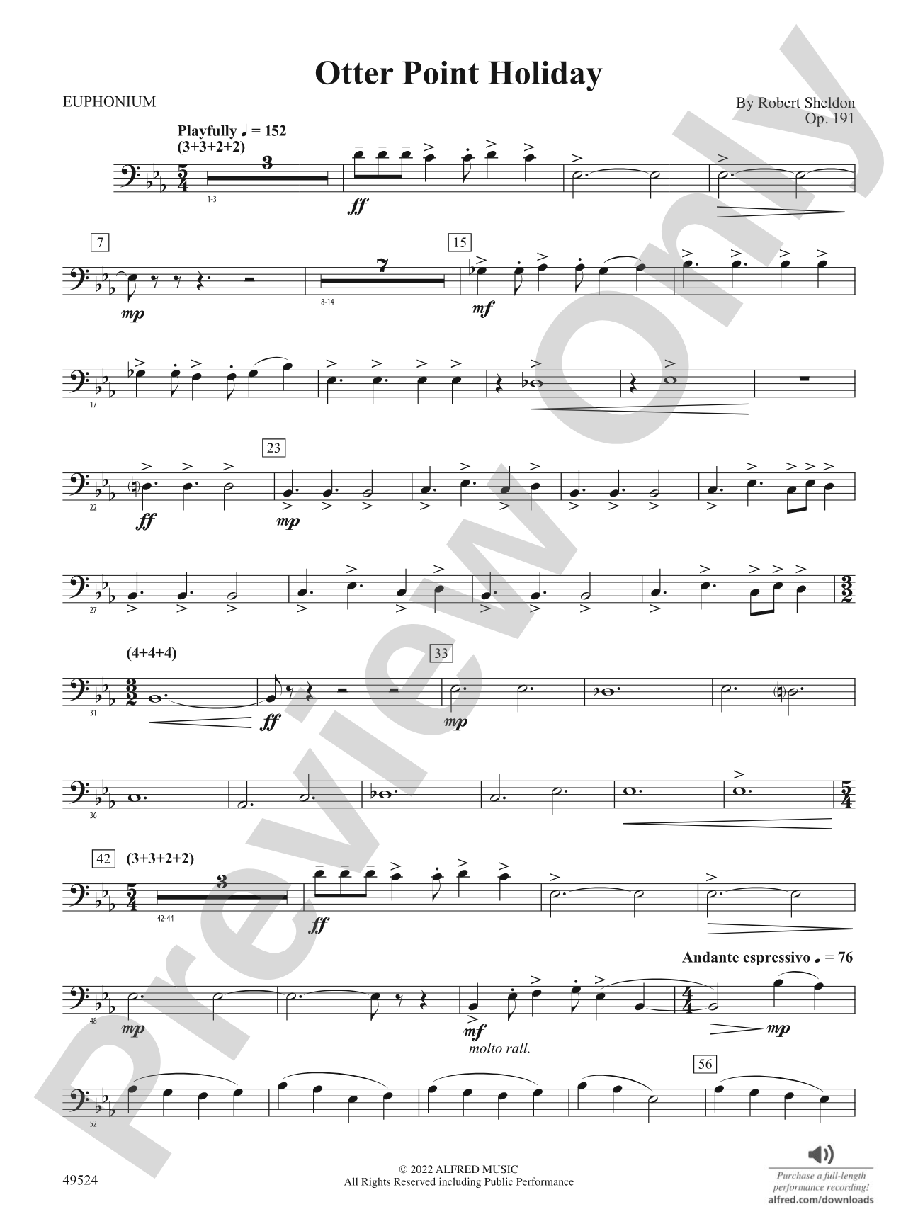 Otter Point Holiday: Baritone B.C.