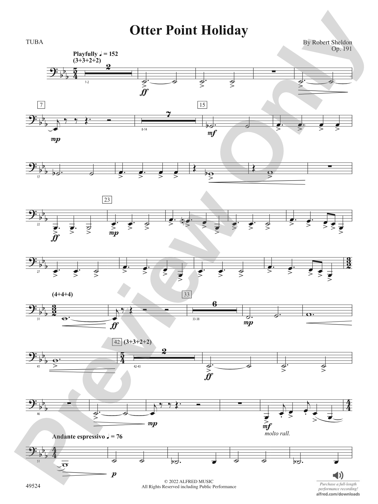 Otter Point Holiday: Tuba