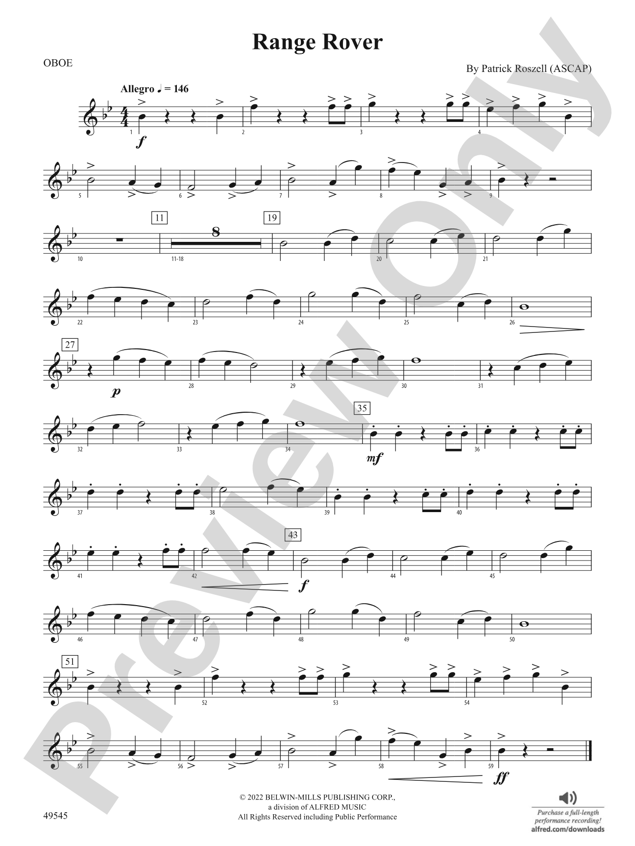 Range Rover: Oboe