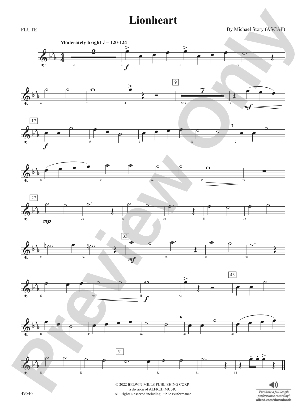 Lionheart: Flute
