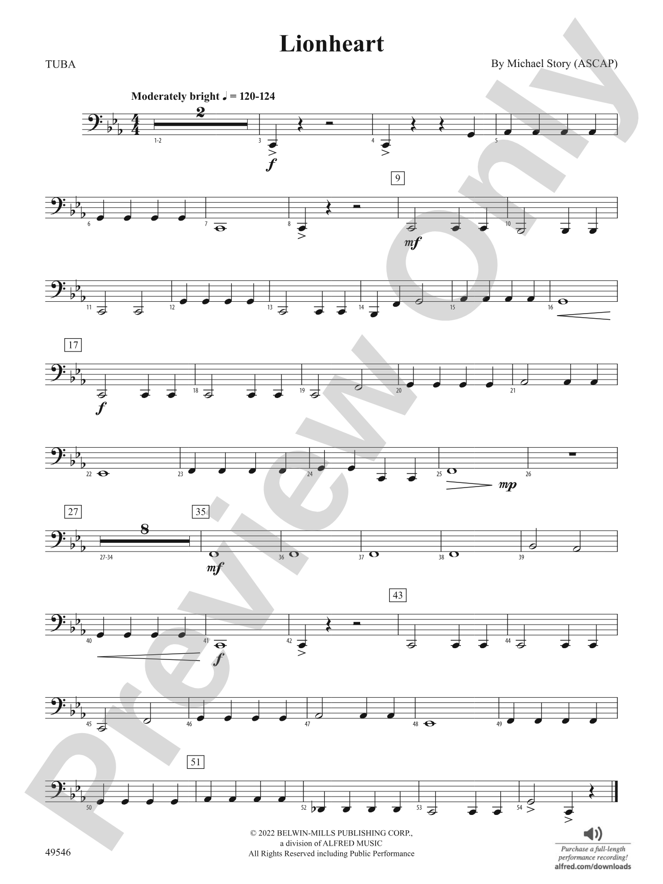 Lionheart: Tuba