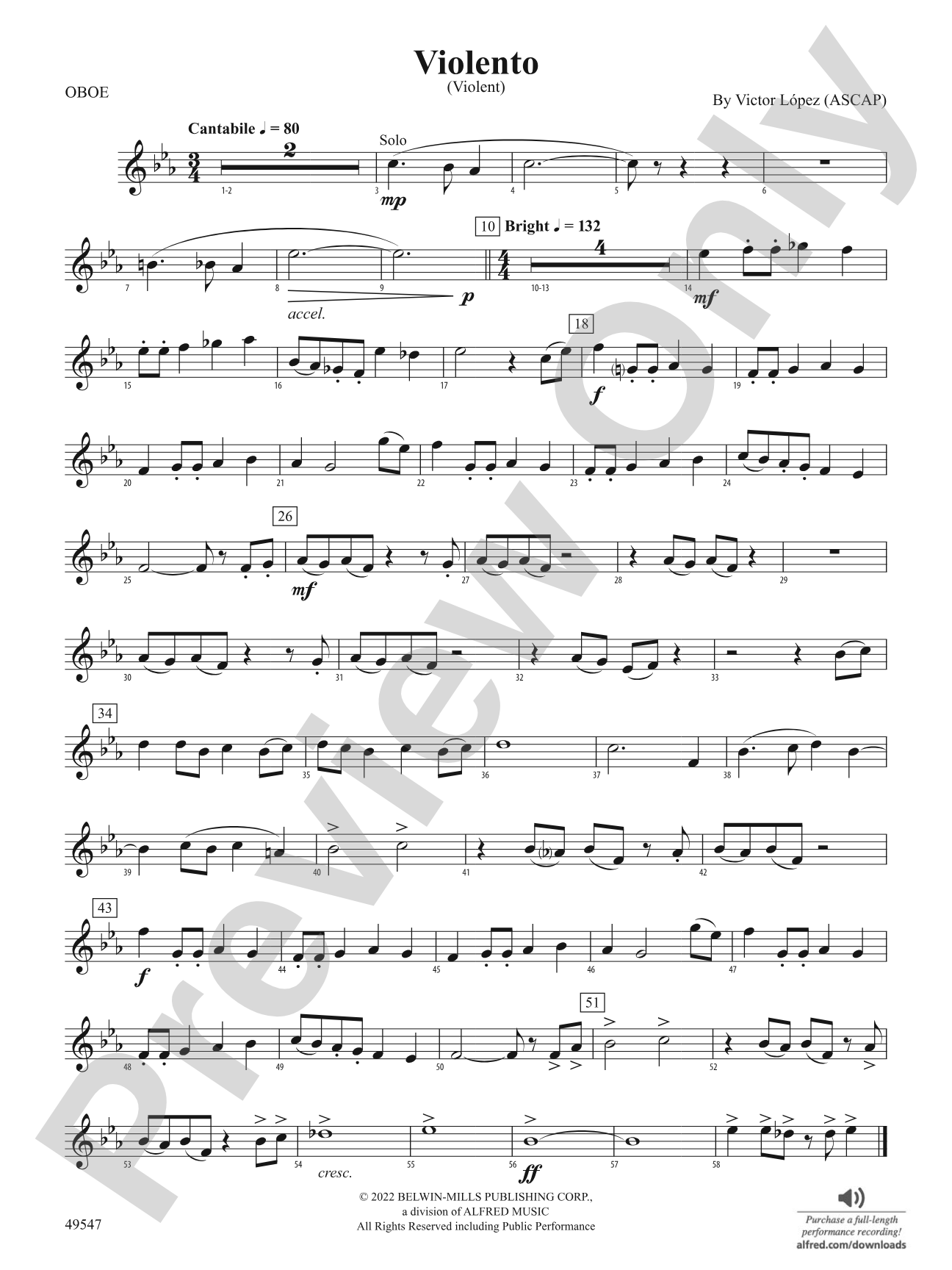 Violento: Oboe