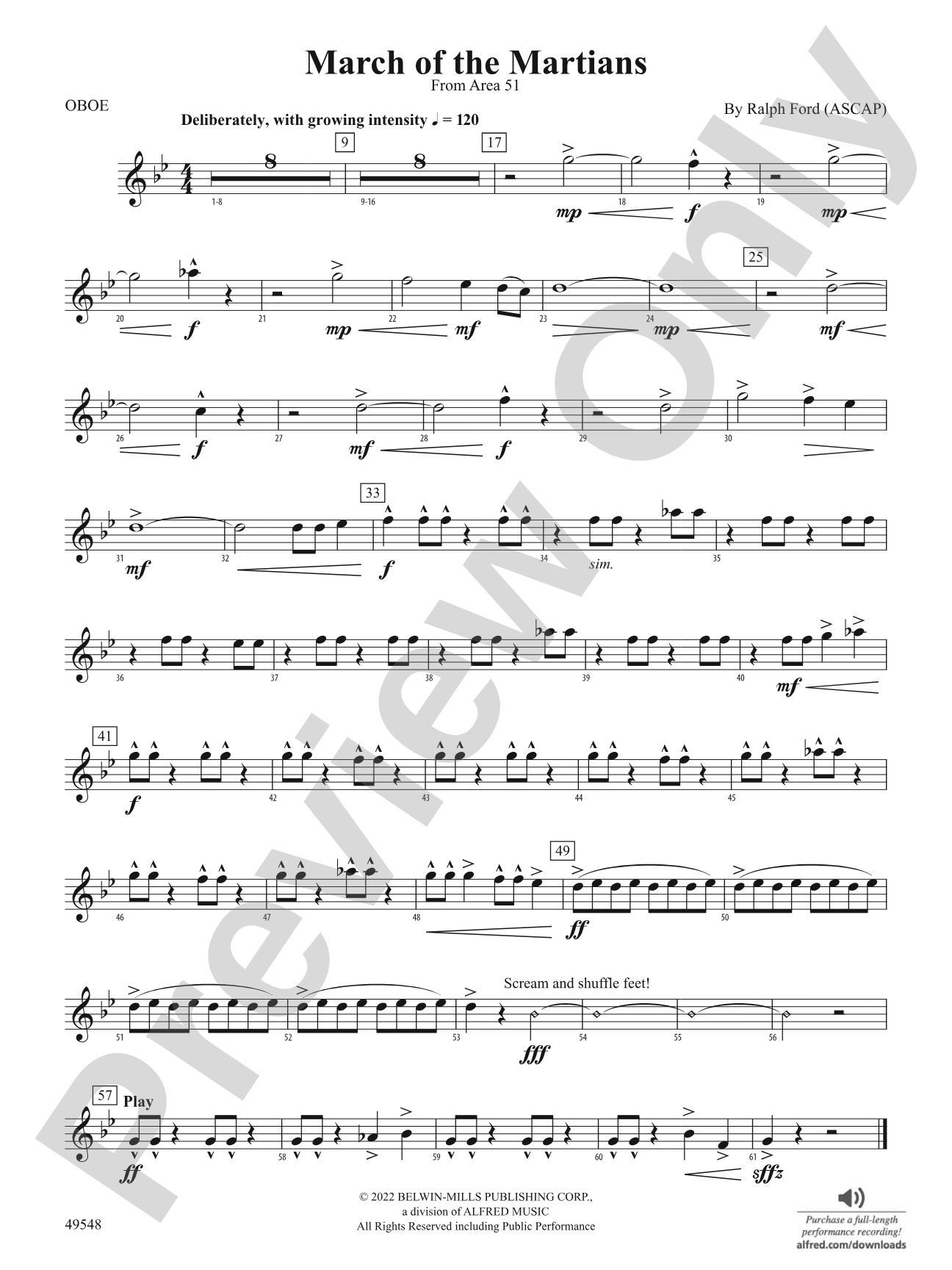 March of the Martians: Oboe