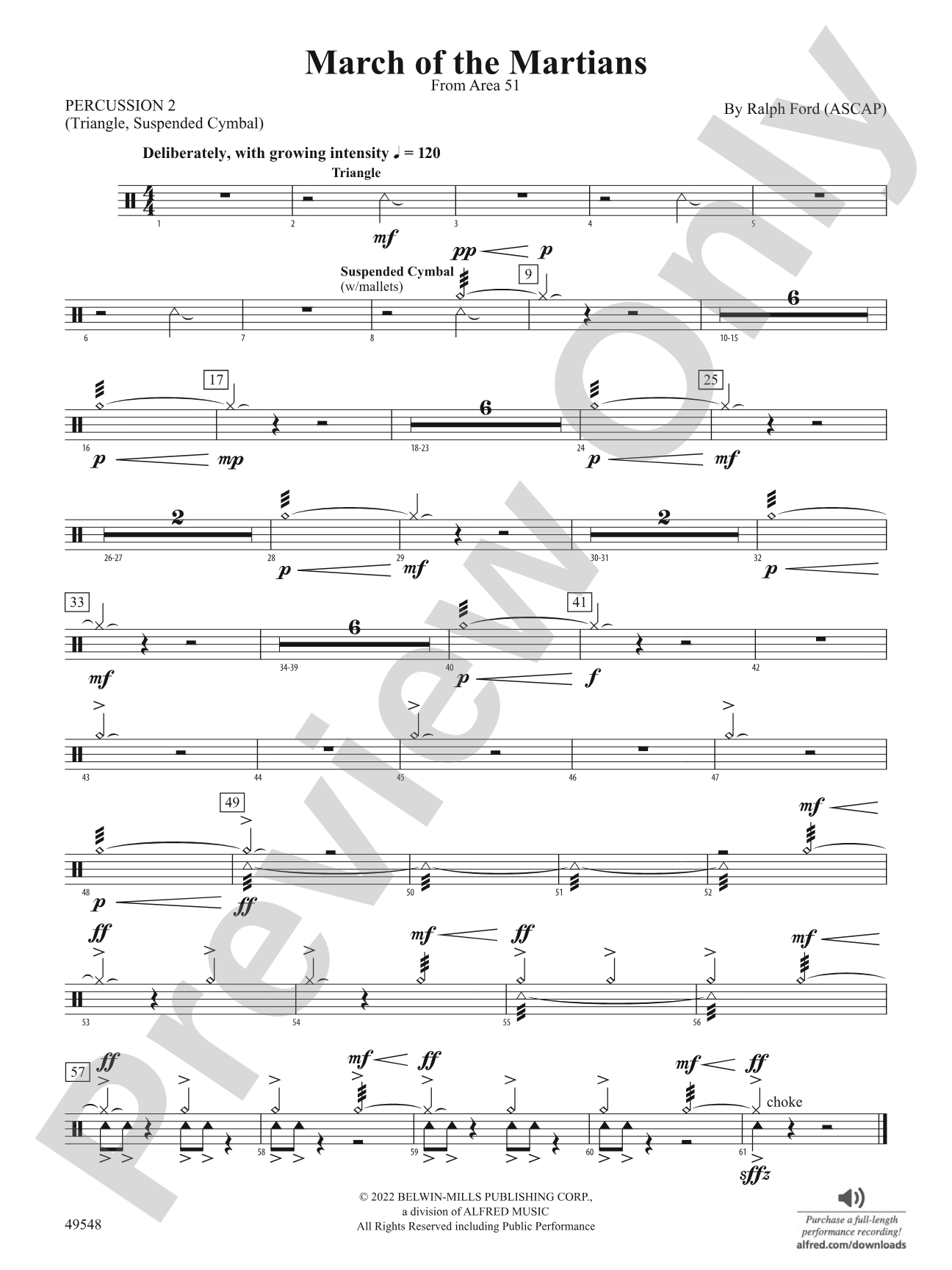 March of the Martians: 2nd Percussion
