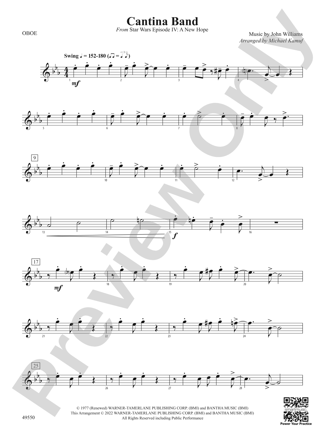 Cantina Band: Oboe