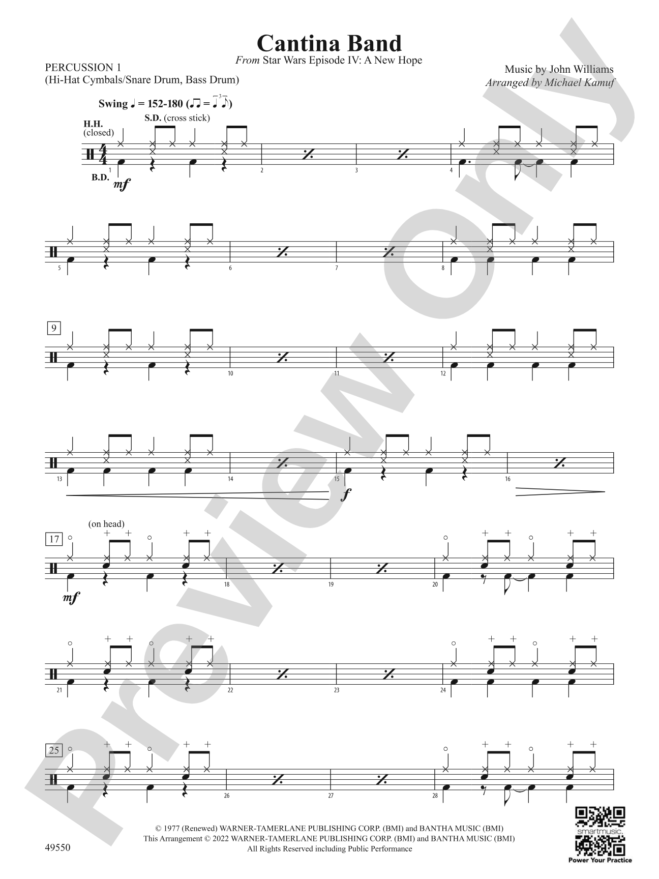 Cantina Band: 1st Percussion
