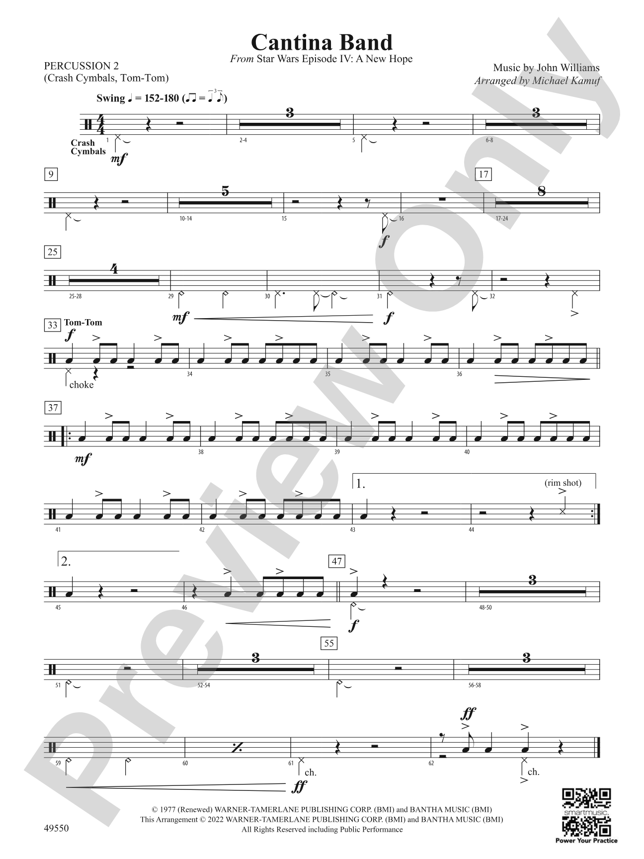 Cantina Band: 2nd Percussion