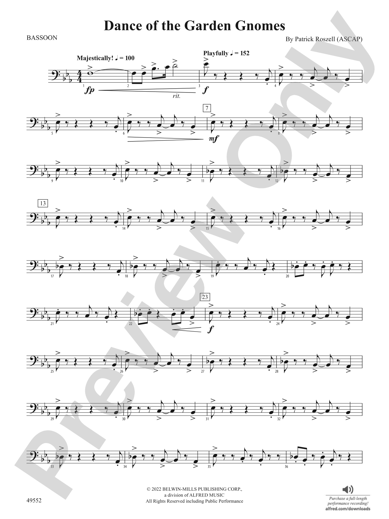 Dance of the Garden Gnomes: Bassoon