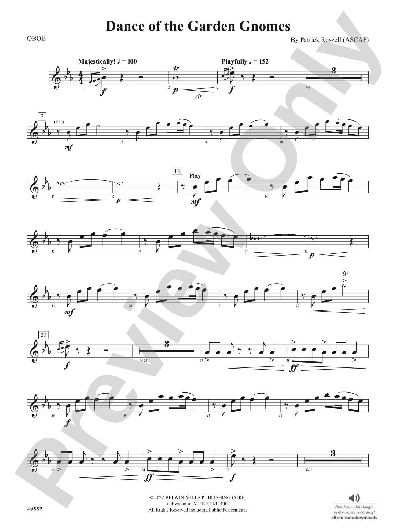 Dance of the Garden Gnomes: Oboe