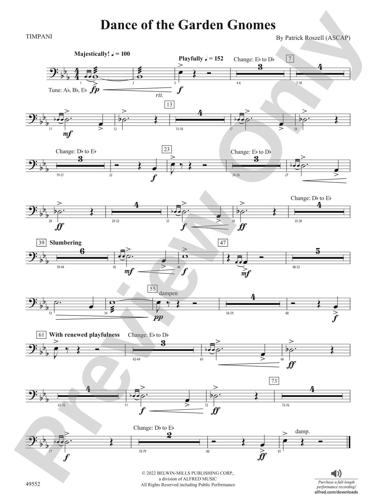 Dance of the Garden Gnomes: Timpani