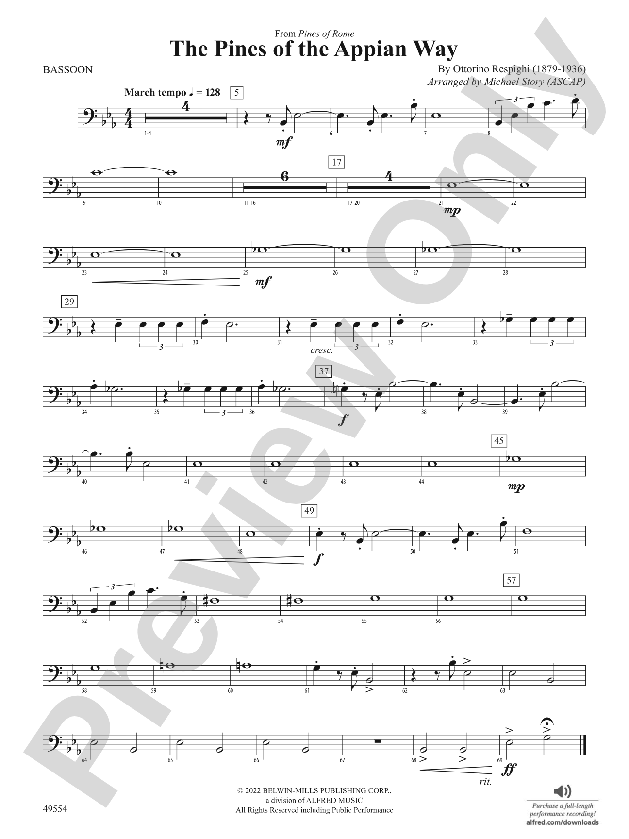 The Pines of the Appian Way: Bassoon