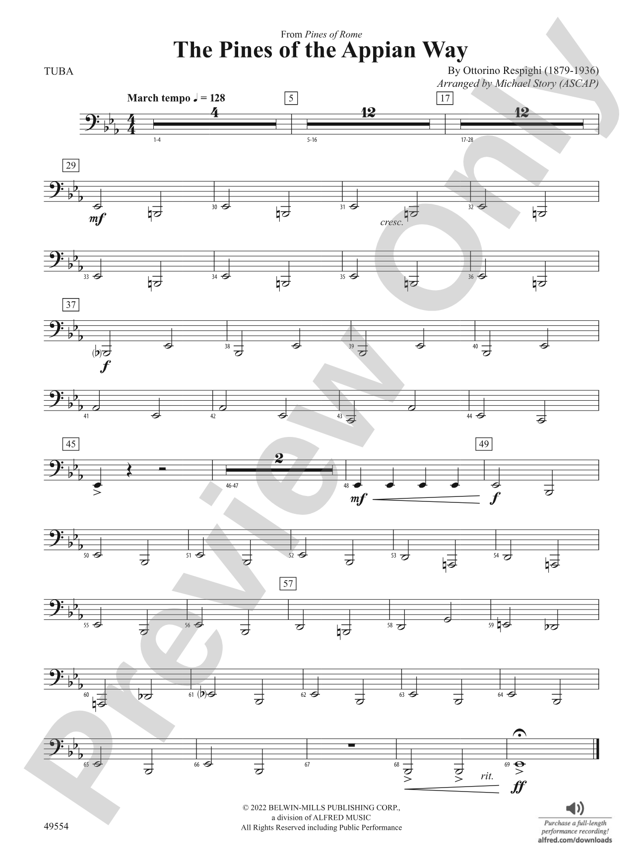 The Pines of the Appian Way: Tuba