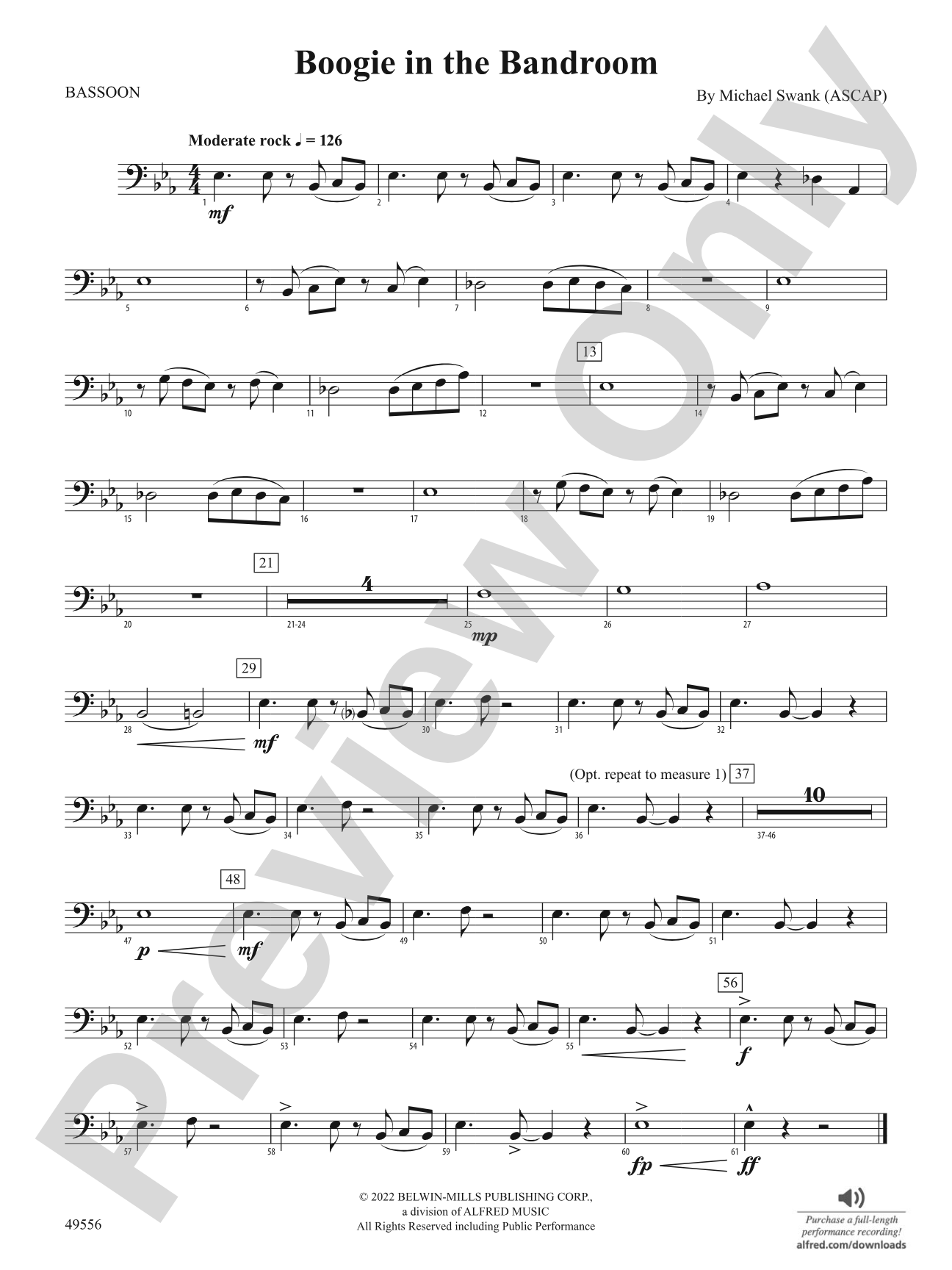 Boogie in the Bandroom: Bassoon