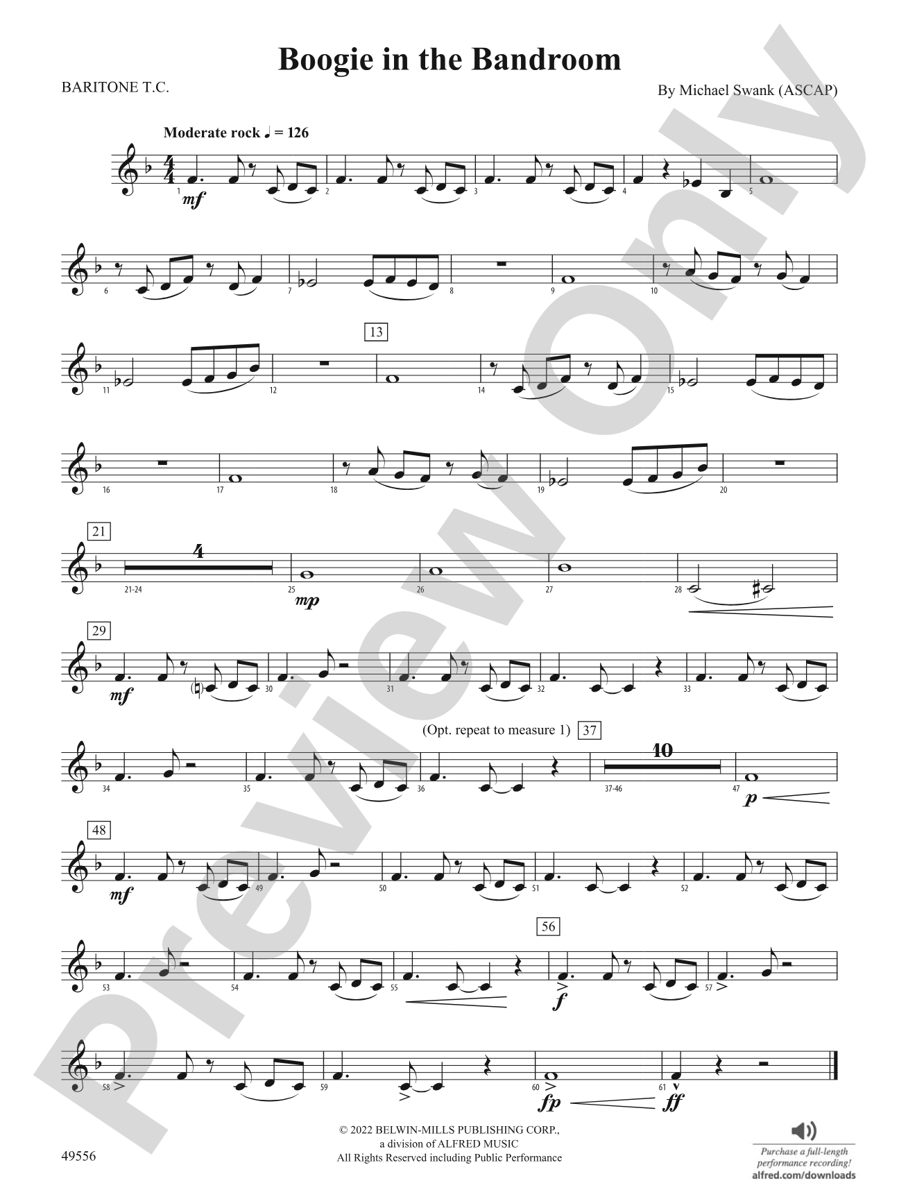 Boogie in the Bandroom: Baritone T.C.