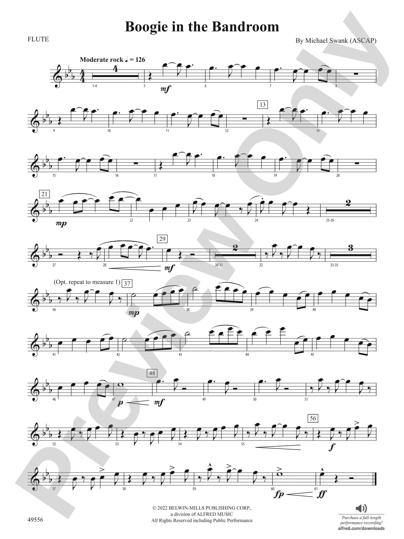Boogie in the Bandroom: Flute