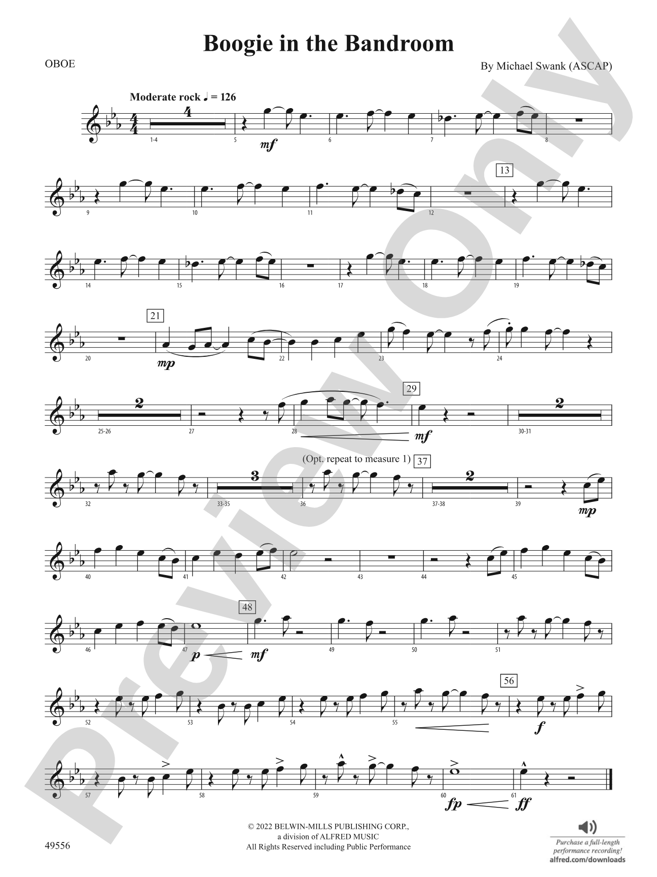 Boogie in the Bandroom: Oboe