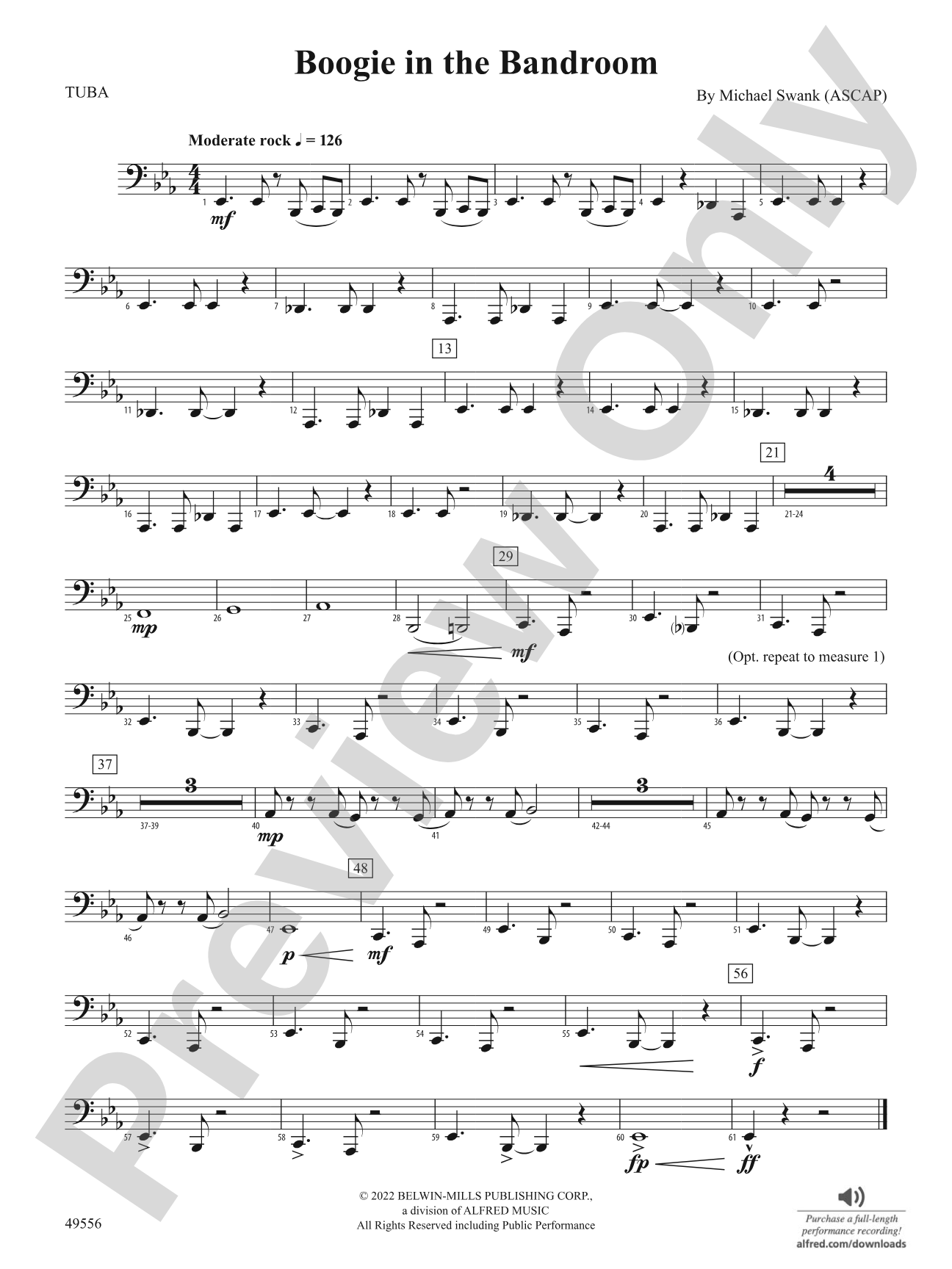 Boogie in the Bandroom: Tuba