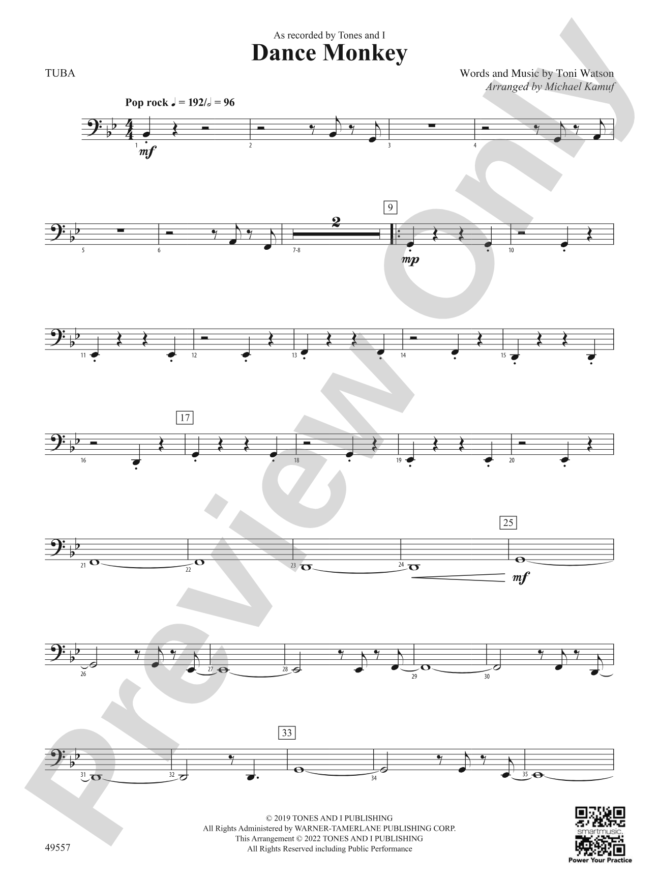 Dance Monkey: Tuba