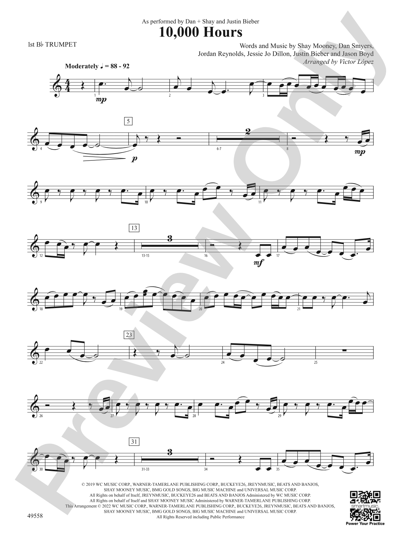 10,000 Hours: 1st B-flat Trumpet