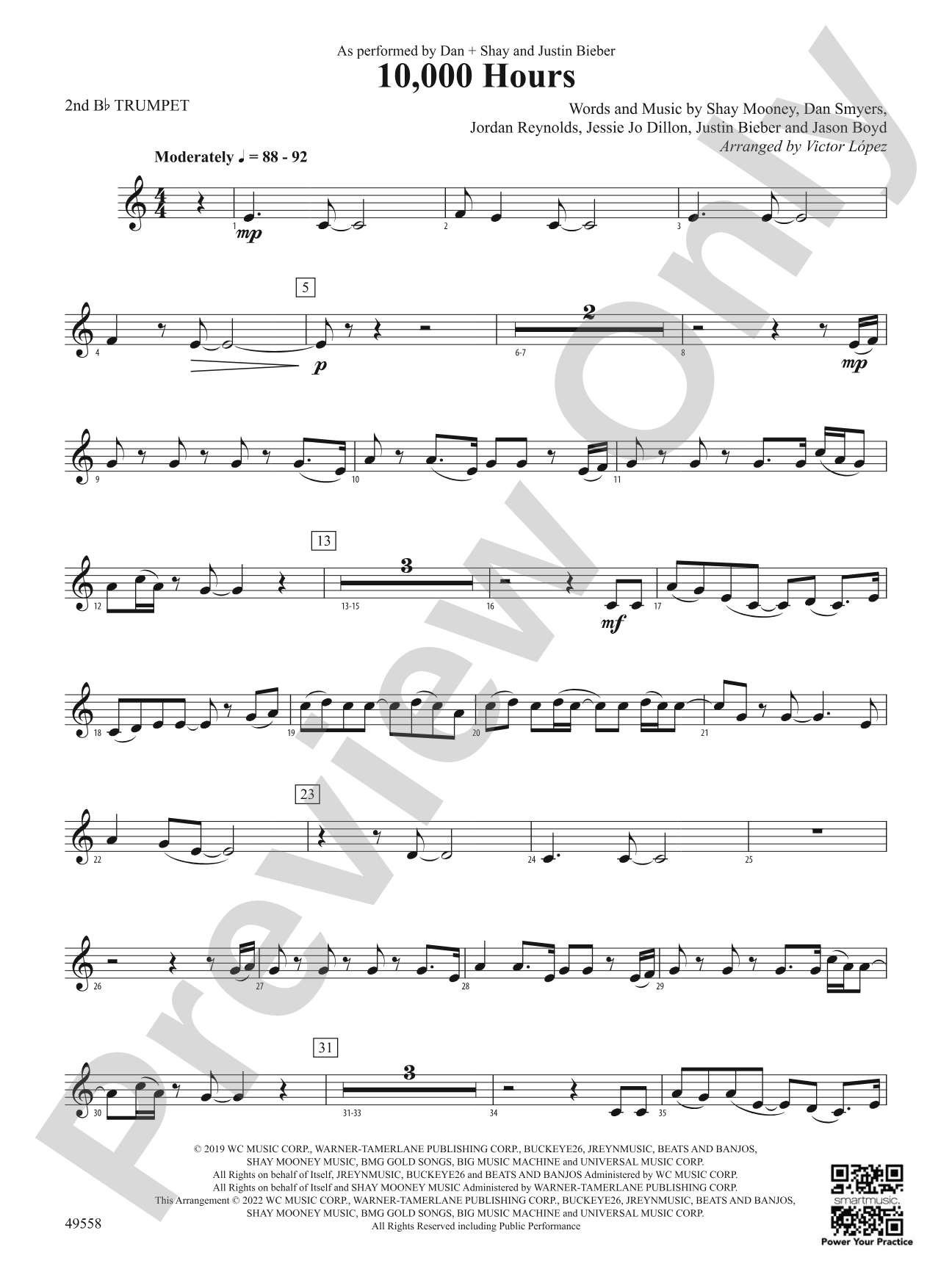 10,000 Hours: 2nd B-flat Trumpet