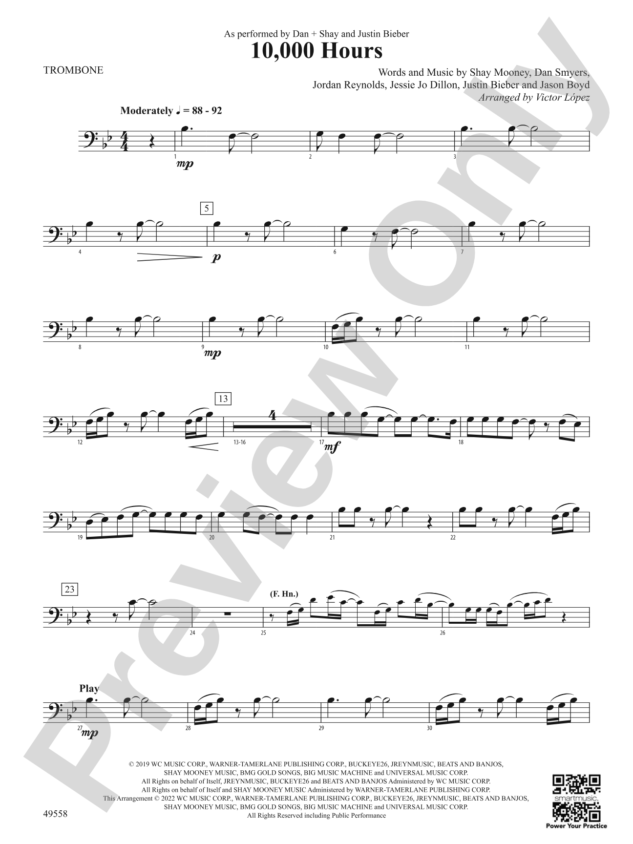 10,000 Hours: 1st Trombone