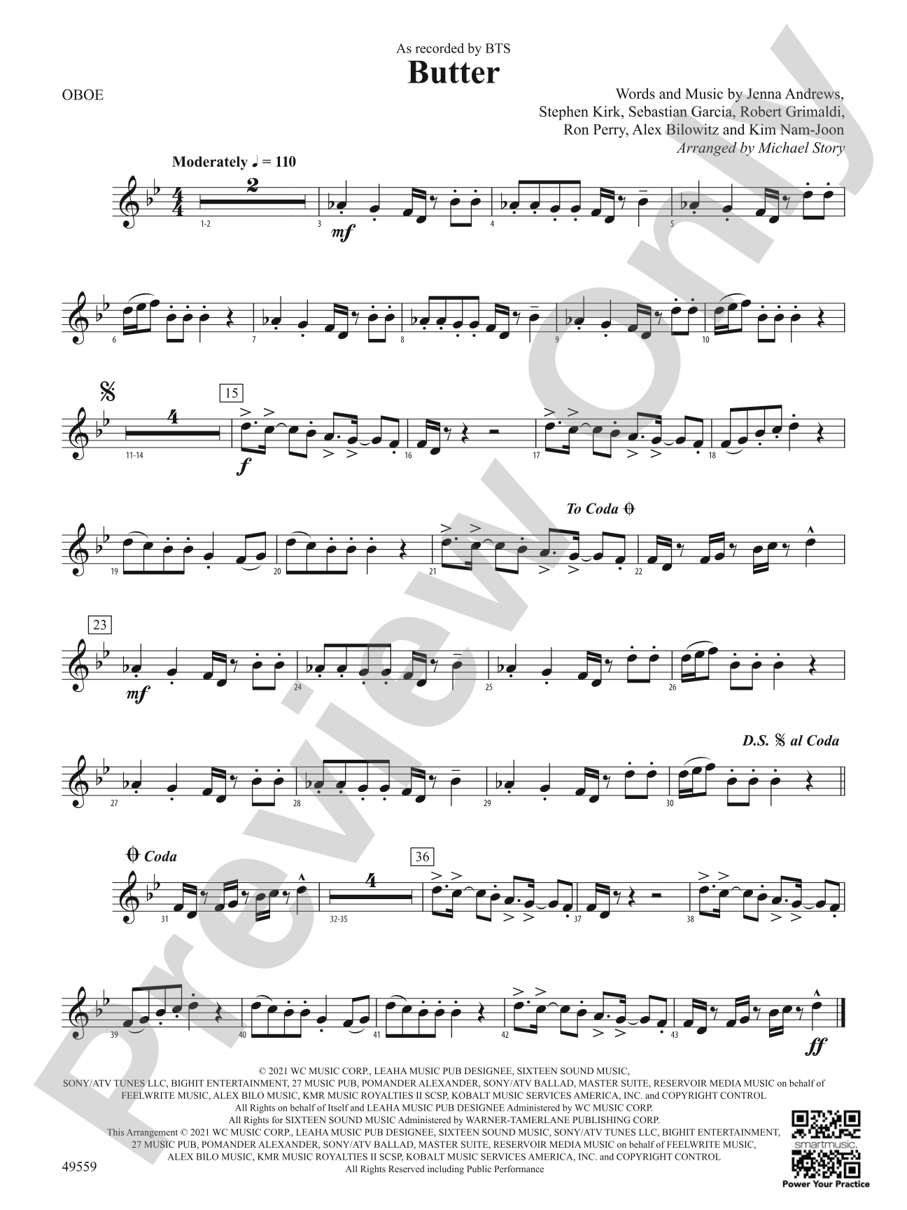 Butter: Oboe