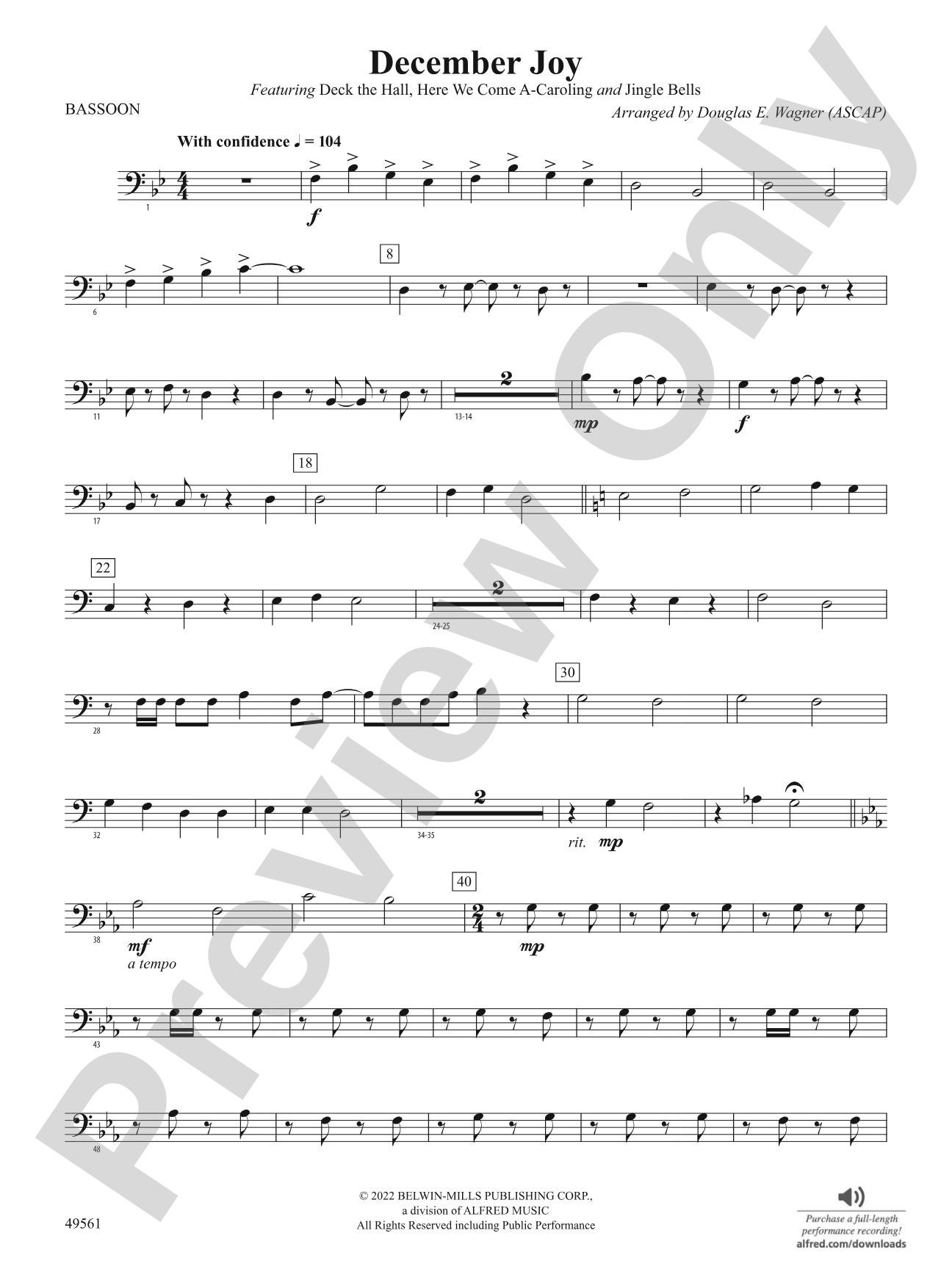 December Joy: Bassoon