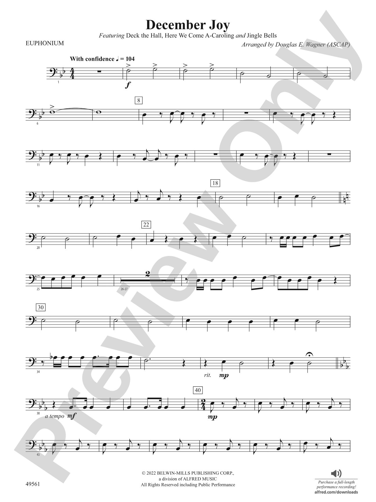 December Joy: Baritone B.C.
