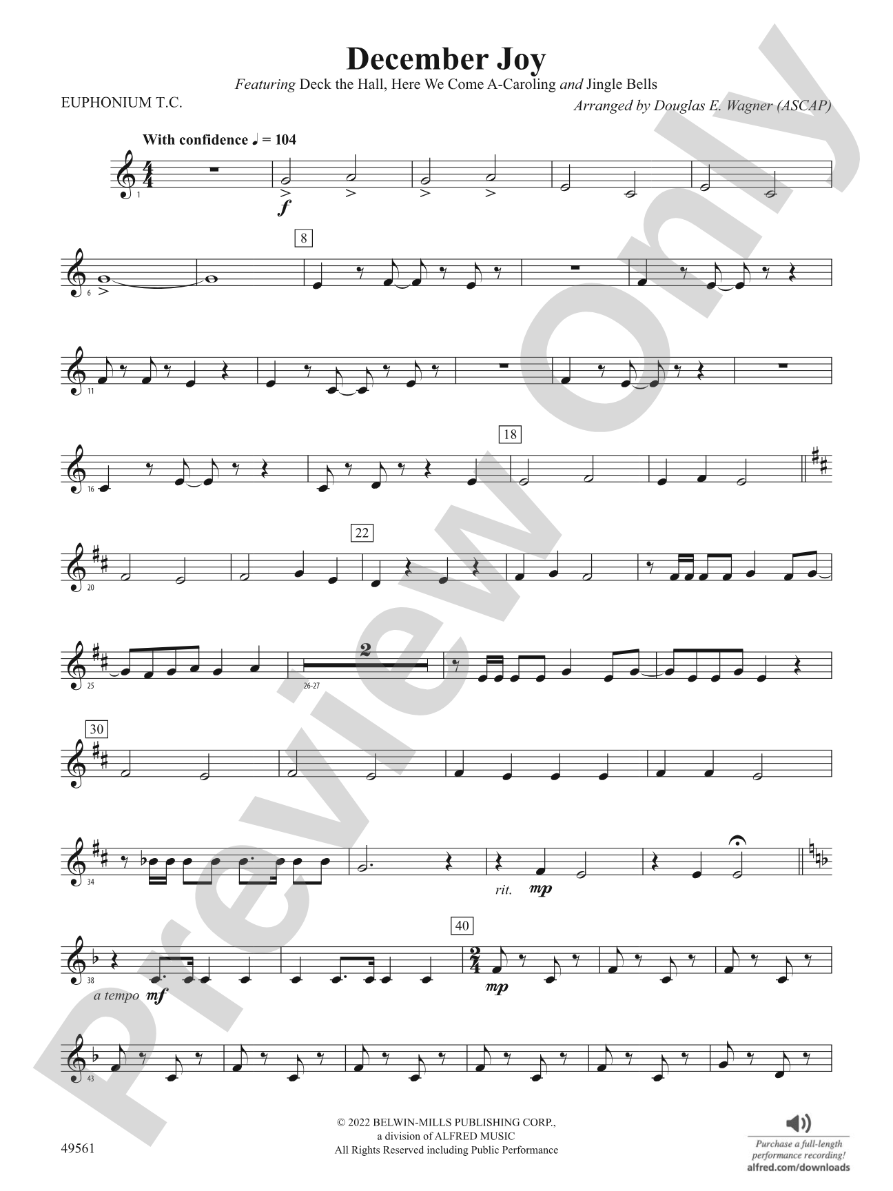 December Joy: Baritone T.C.