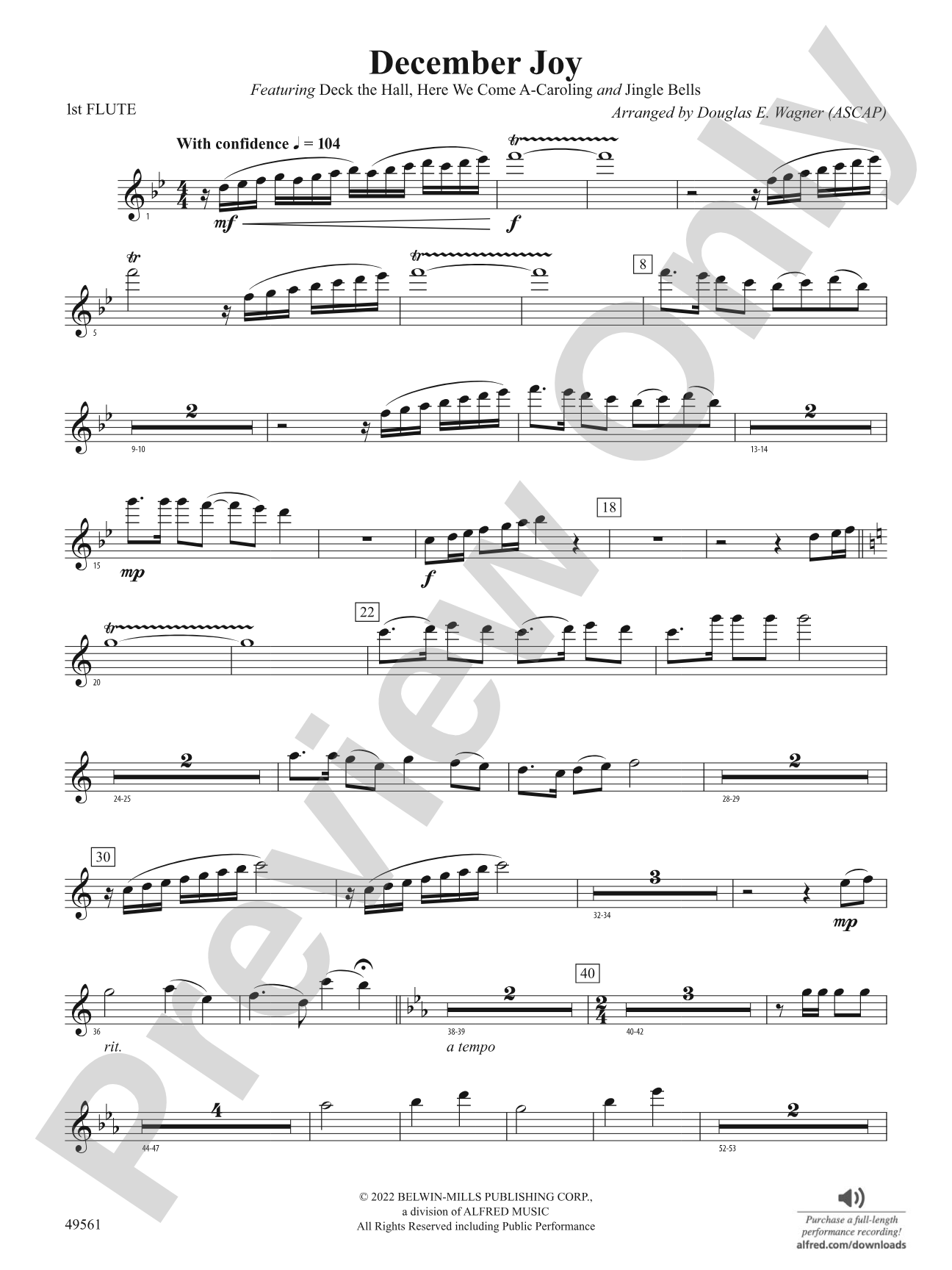 December Joy: Flute