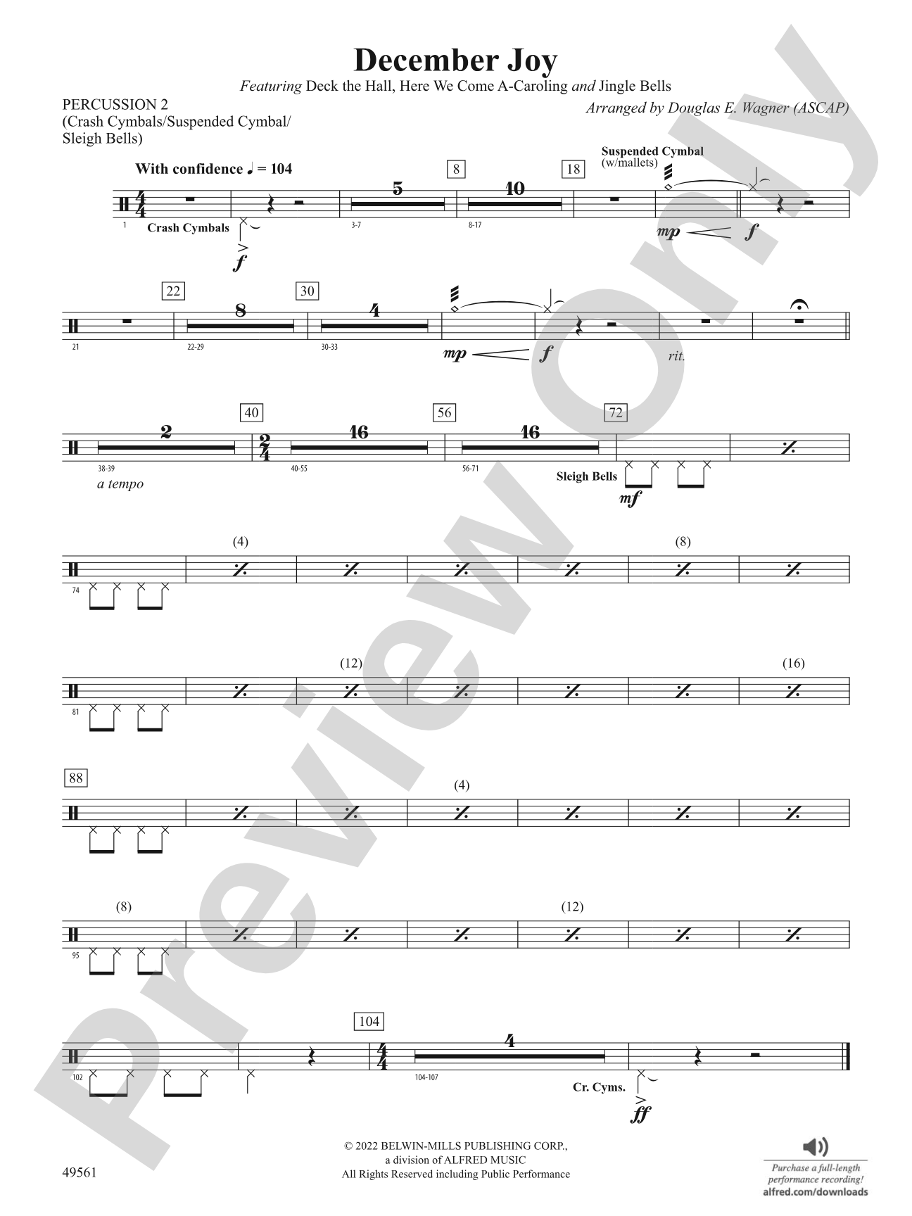 December Joy: 2nd Percussion