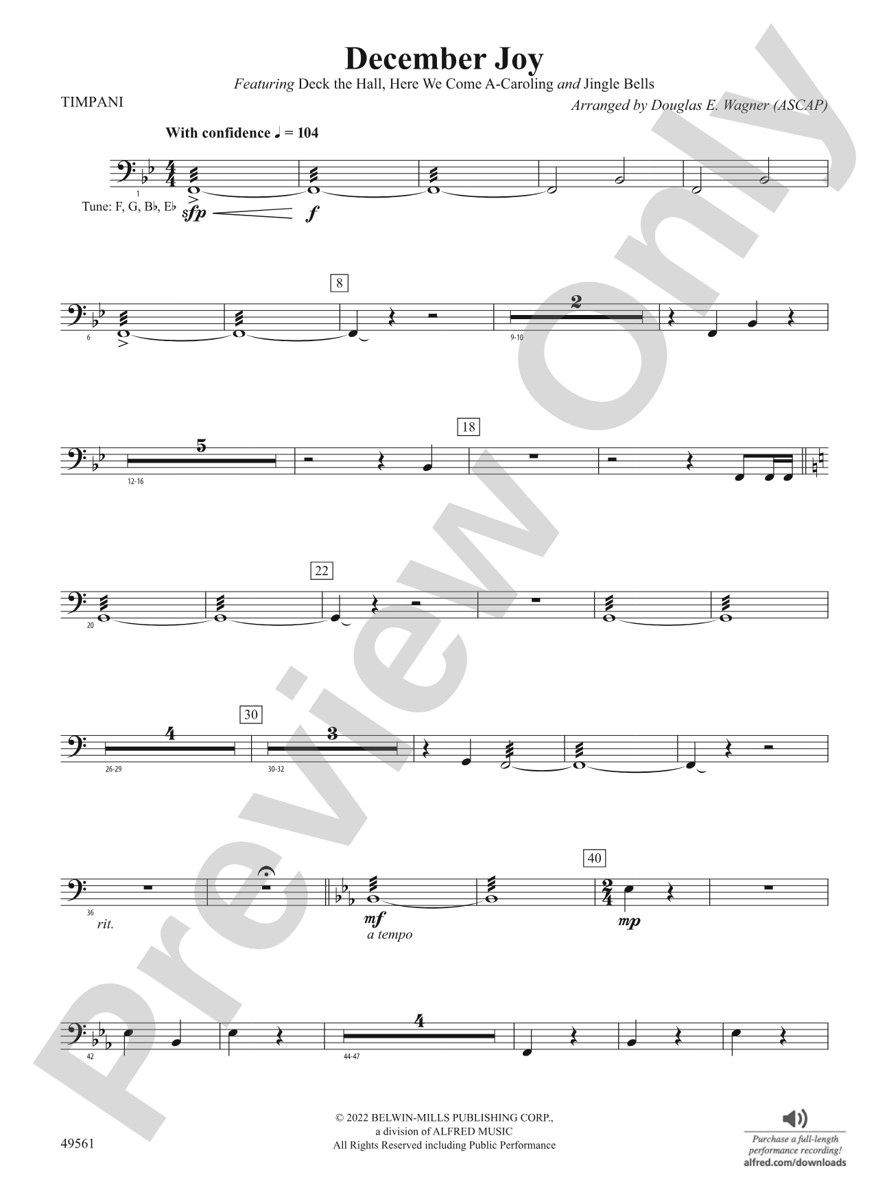 December Joy: Timpani