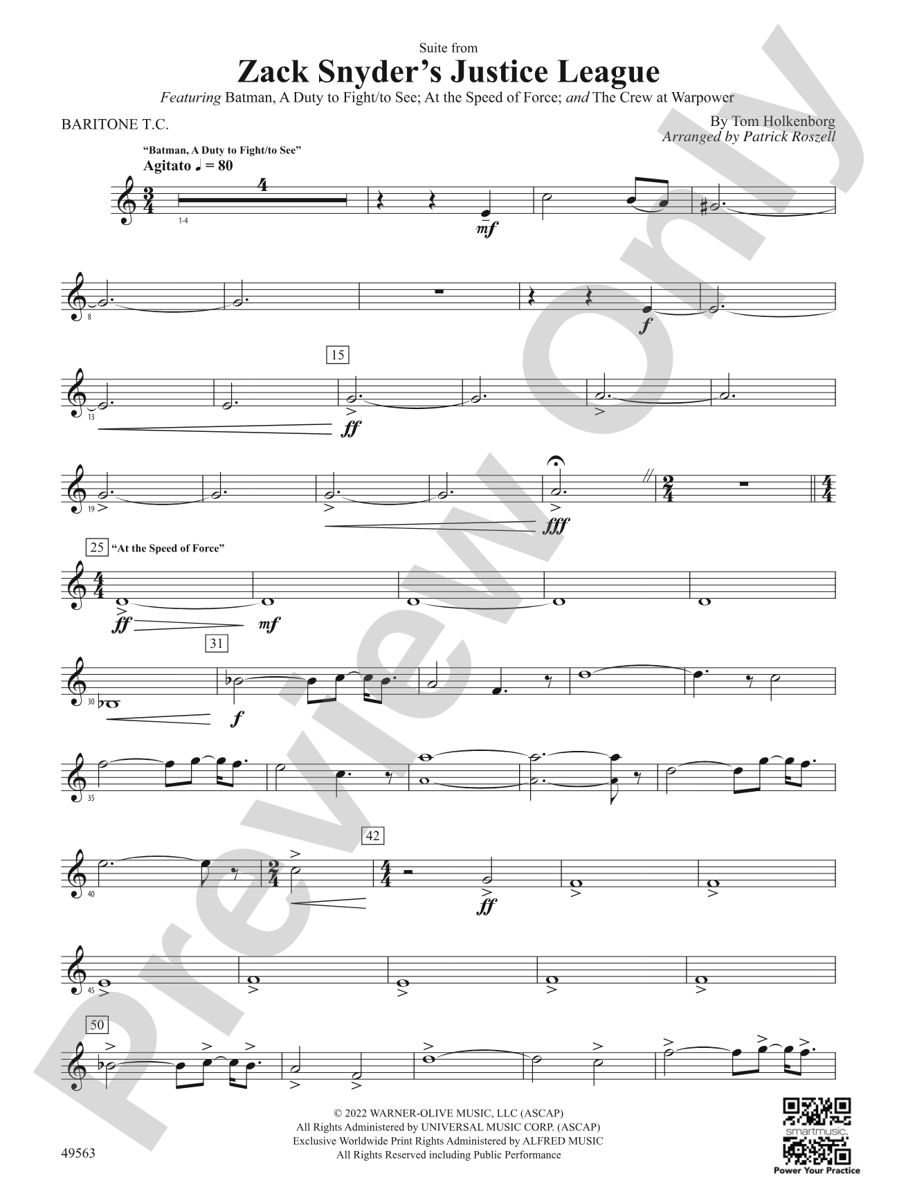 Suite from Zack Snyder's Justice League: Baritone T.C.